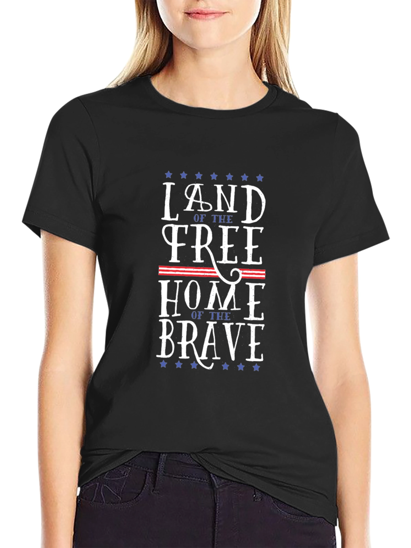 Land of the Free Patriotic T-Shirt