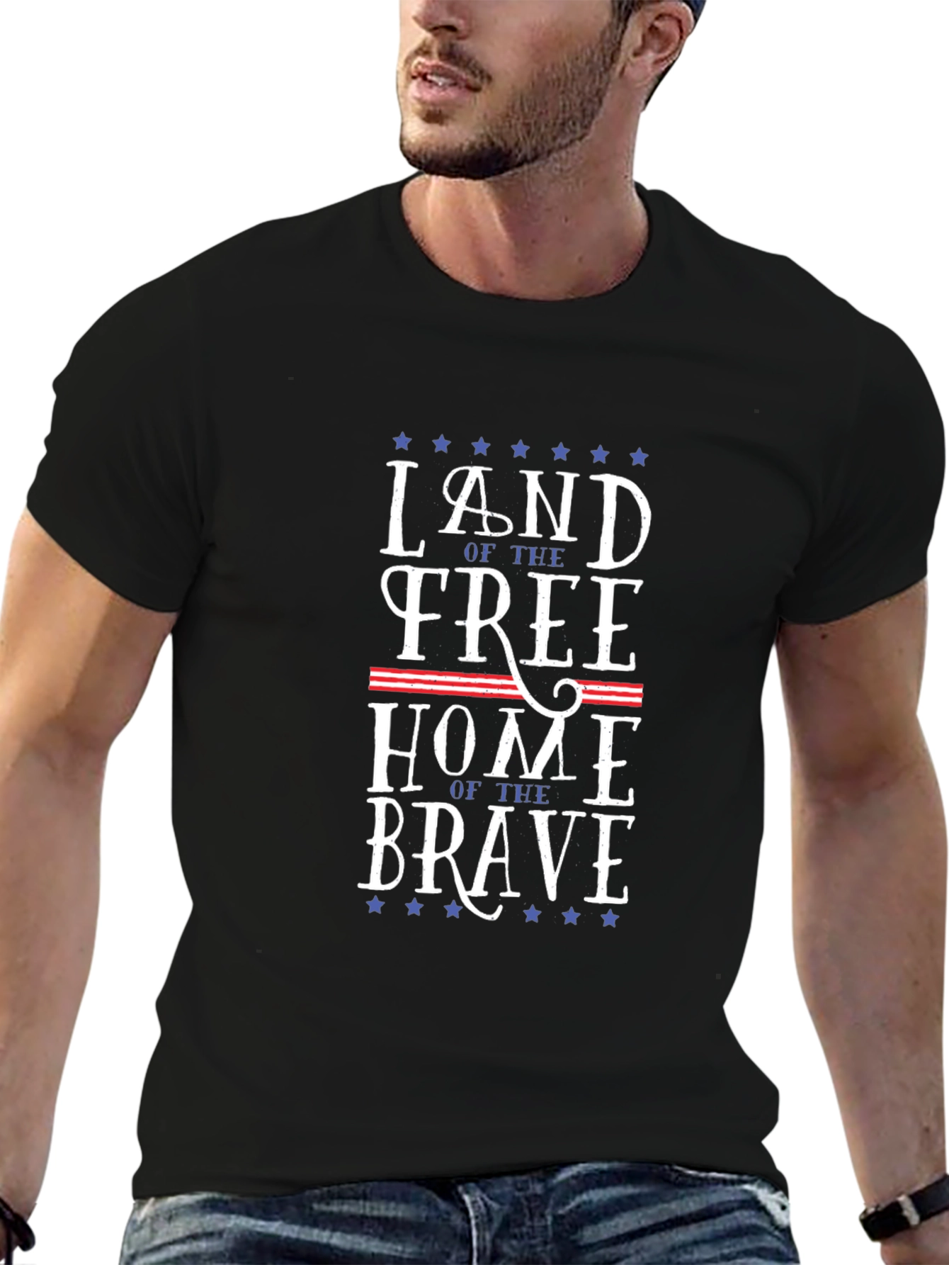 Land of the Free Patriotic T-Shirt