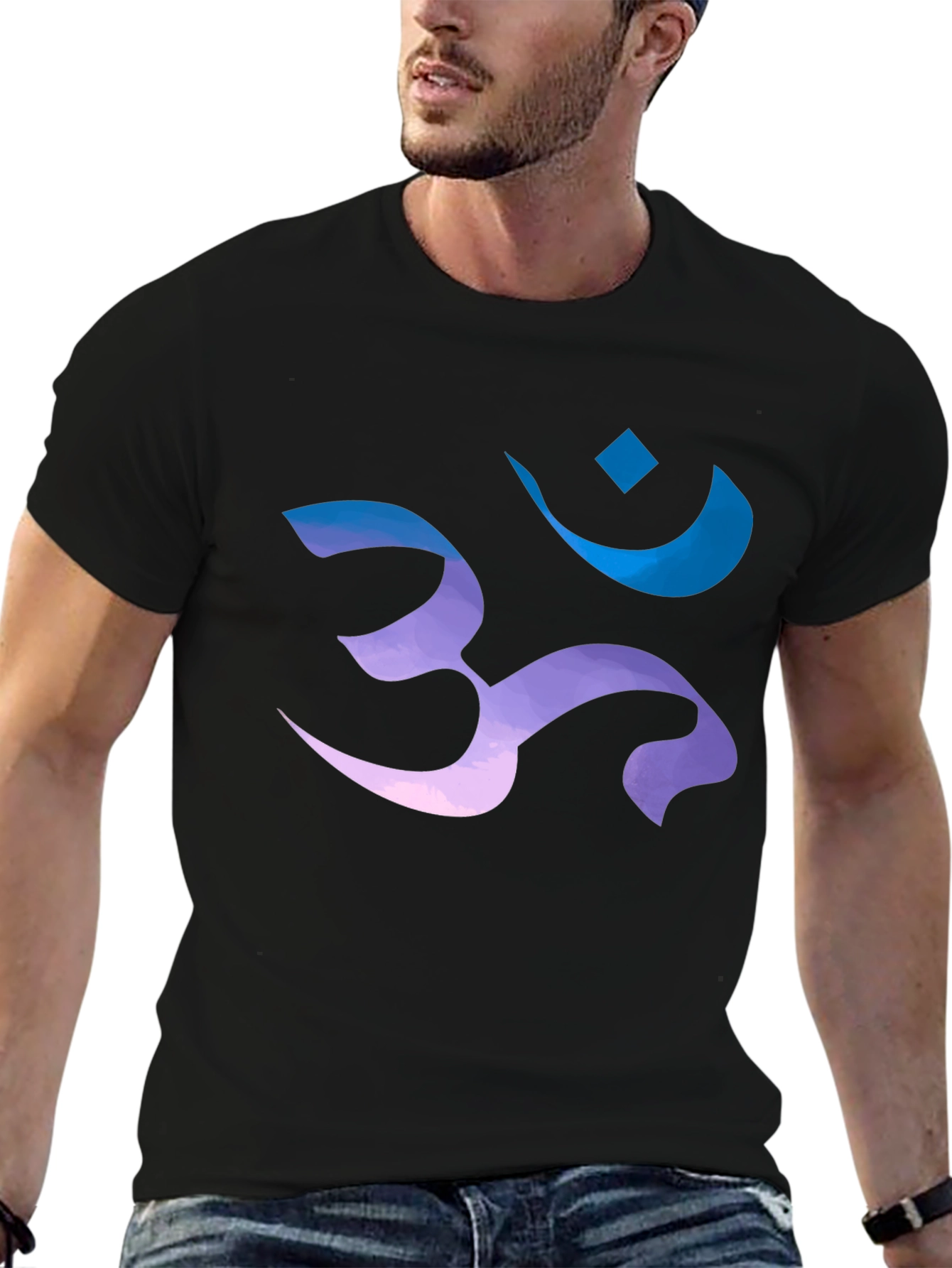 Om Symbol Graphic Tee - Stylish Spiritual Design