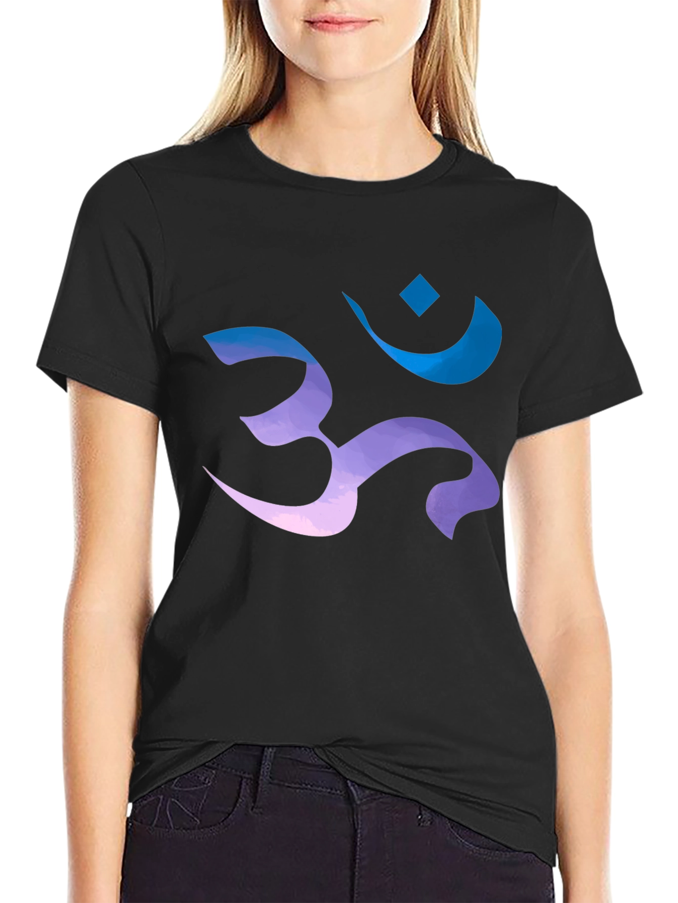 Om Symbol Graphic Tee - Stylish Spiritual Design
