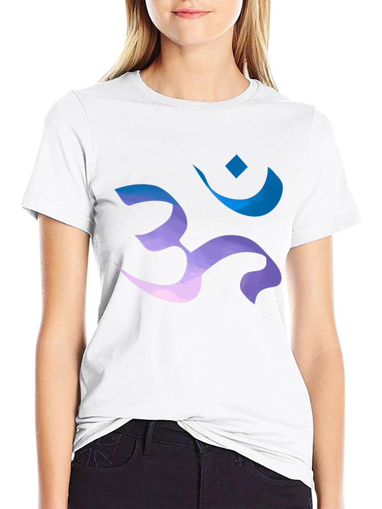 Om Symbol Graphic Tee - Stylish Spiritual Design
