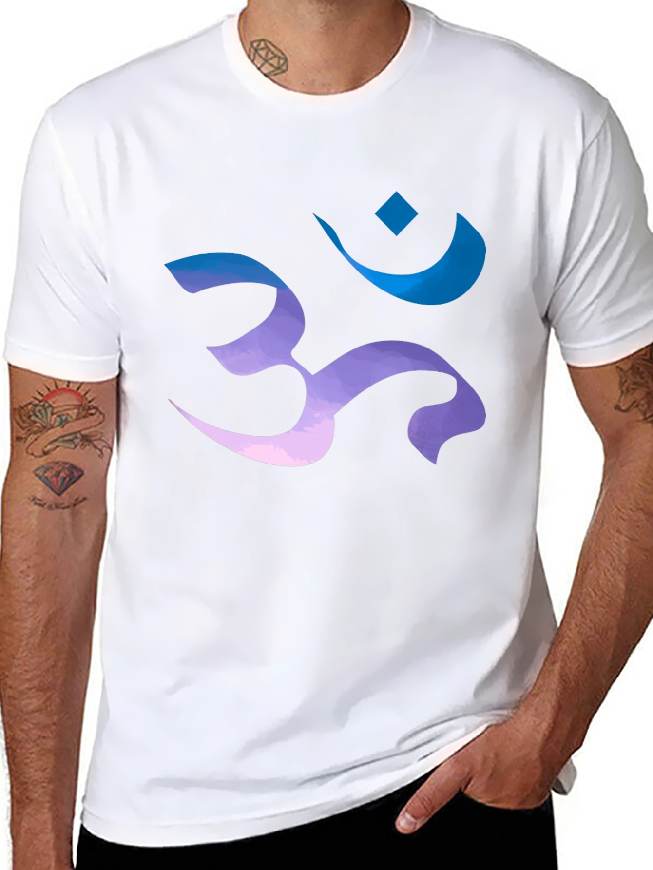 Om Symbol Graphic Tee - Stylish Spiritual Design