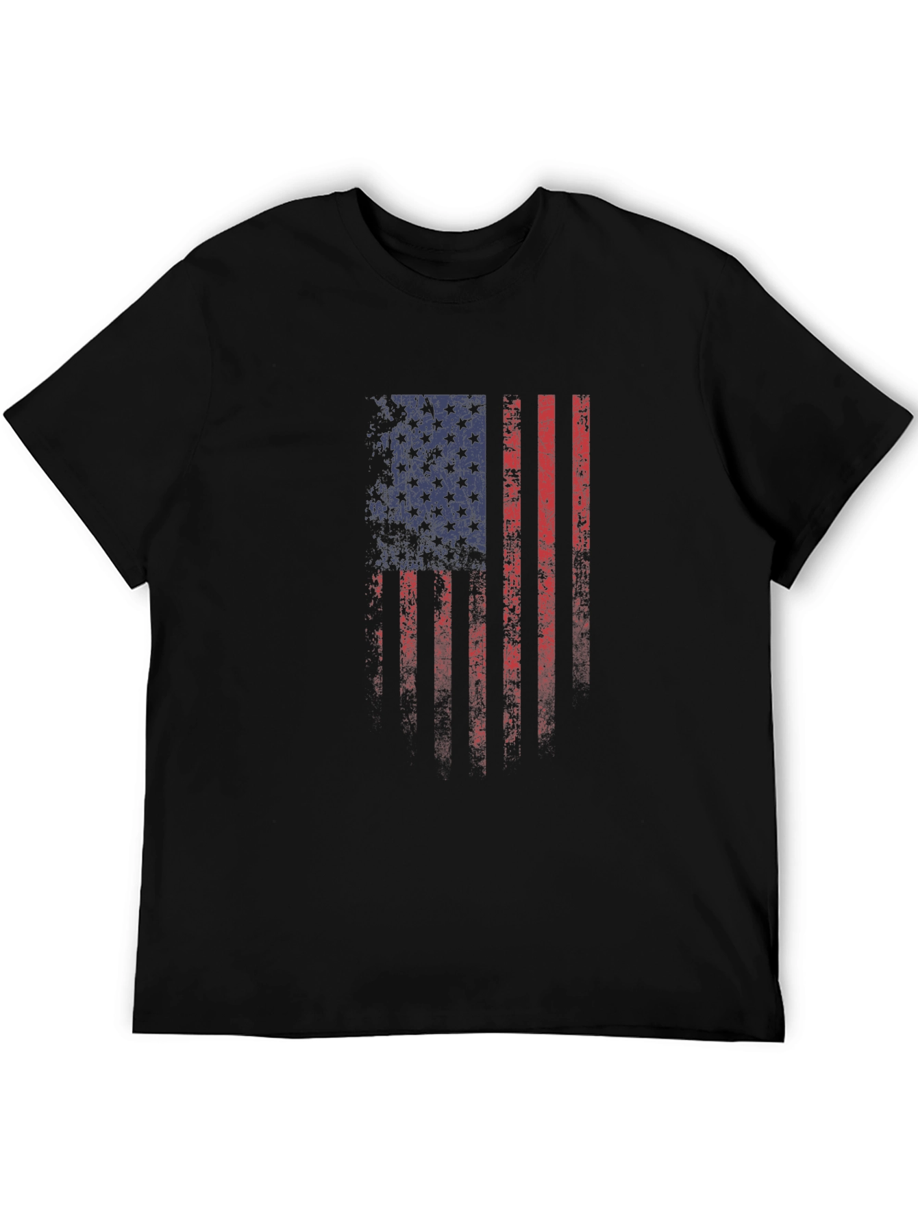 Distressed American Flag Graphic T-Shirt