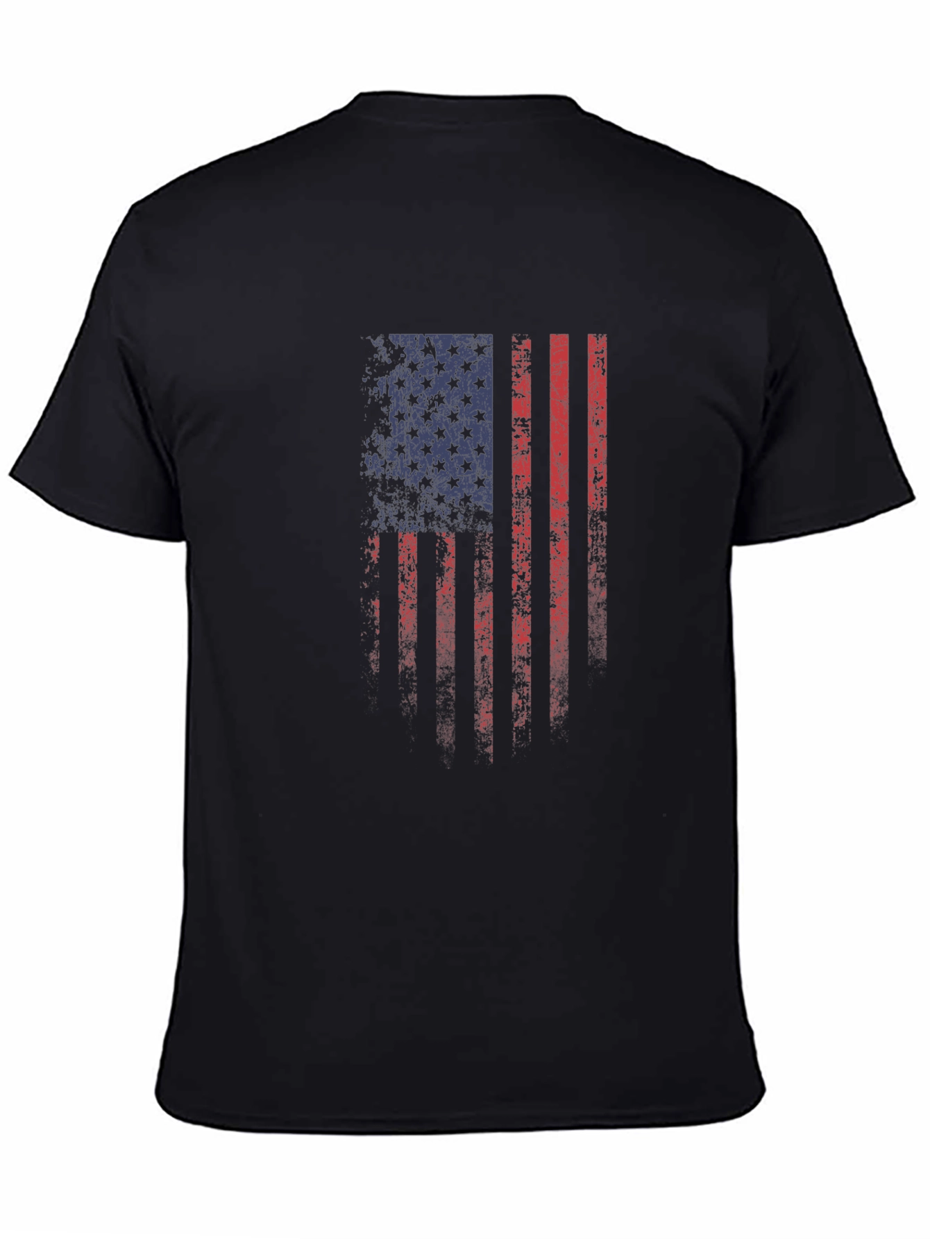 Distressed American Flag Graphic T-Shirt
