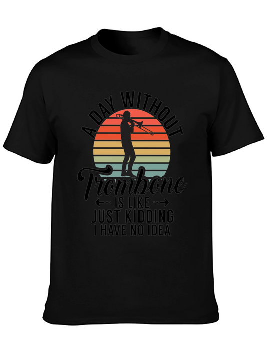 Trombone Player Graphic Tee