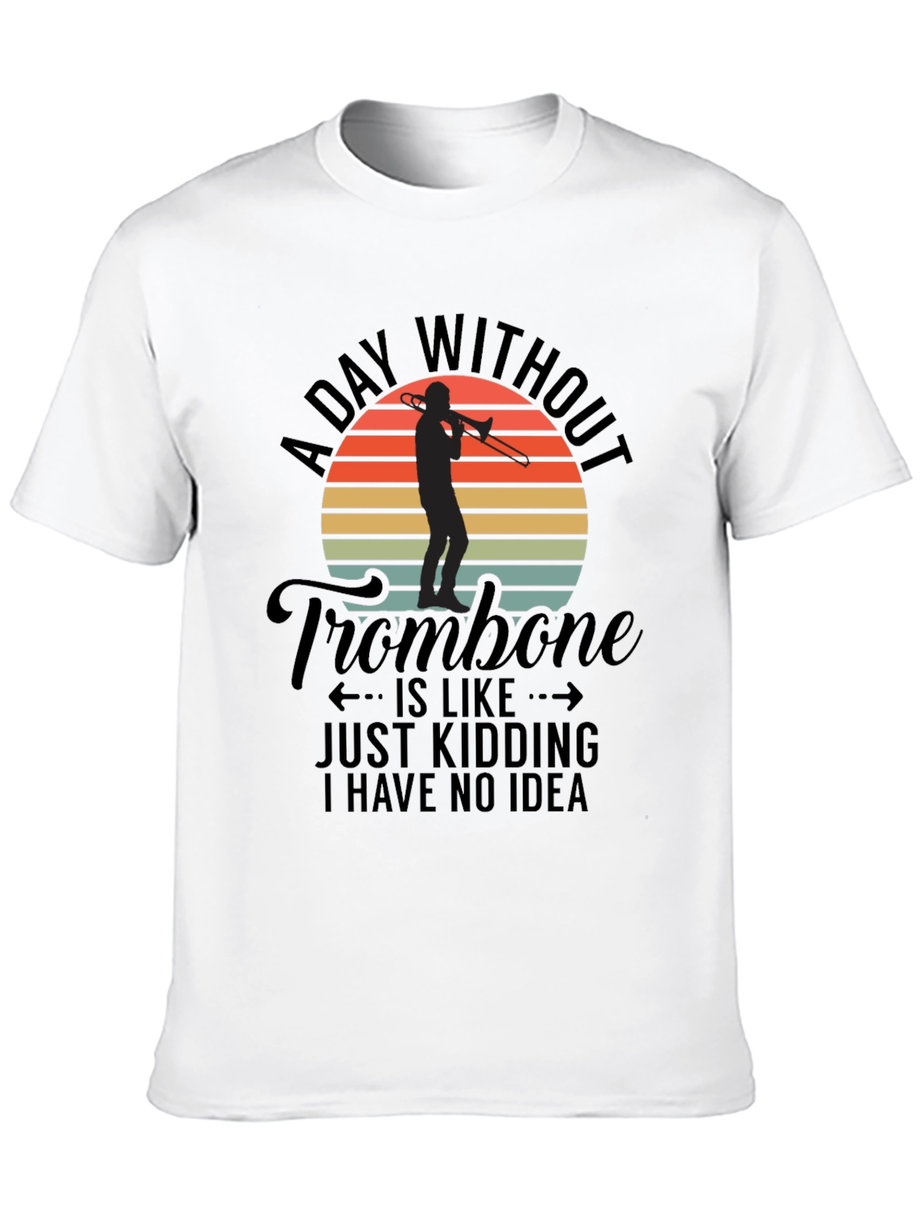 Trombone Player Graphic Tee