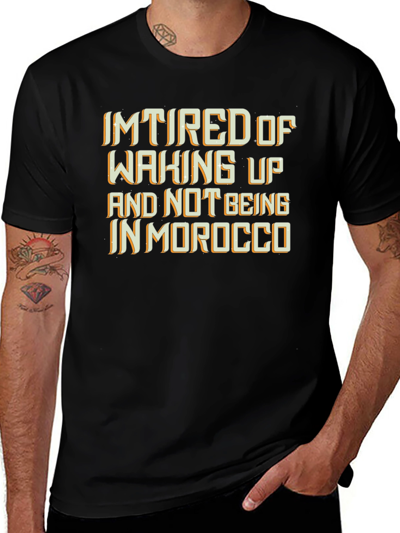 Funny Morocco T-Shirt Vacation Souvenir