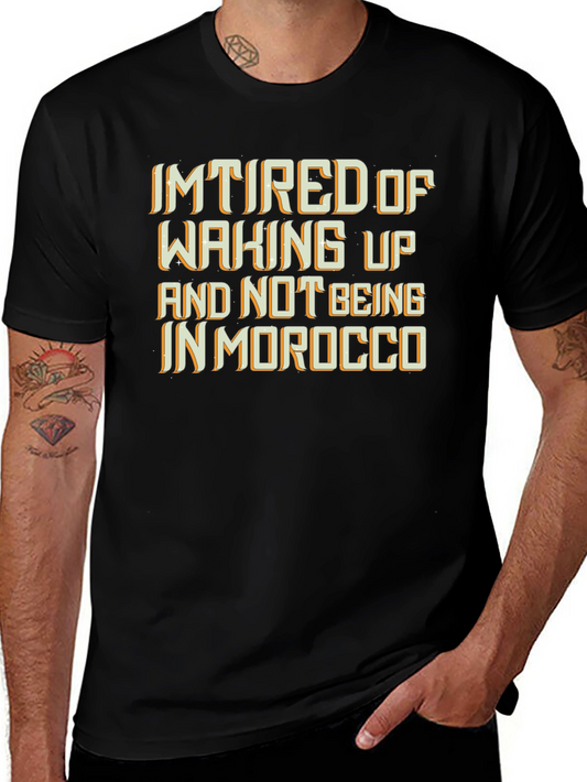 Funny Morocco T-Shirt Vacation Souvenir