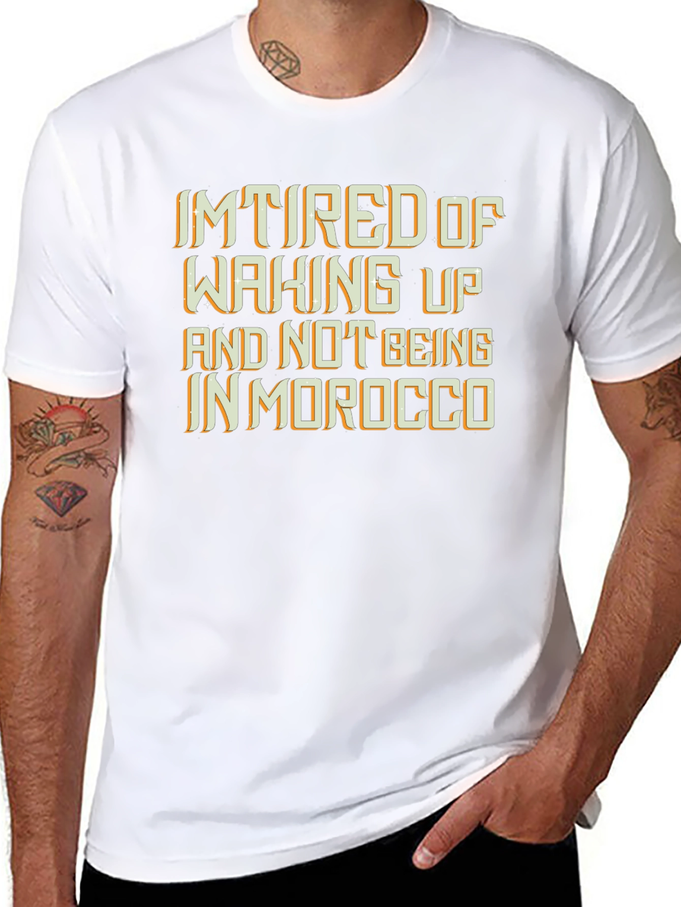 Funny Morocco T-Shirt Vacation Souvenir
