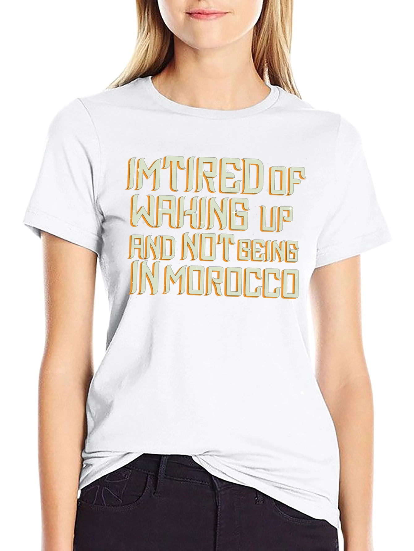 Funny Morocco T-Shirt Vacation Souvenir