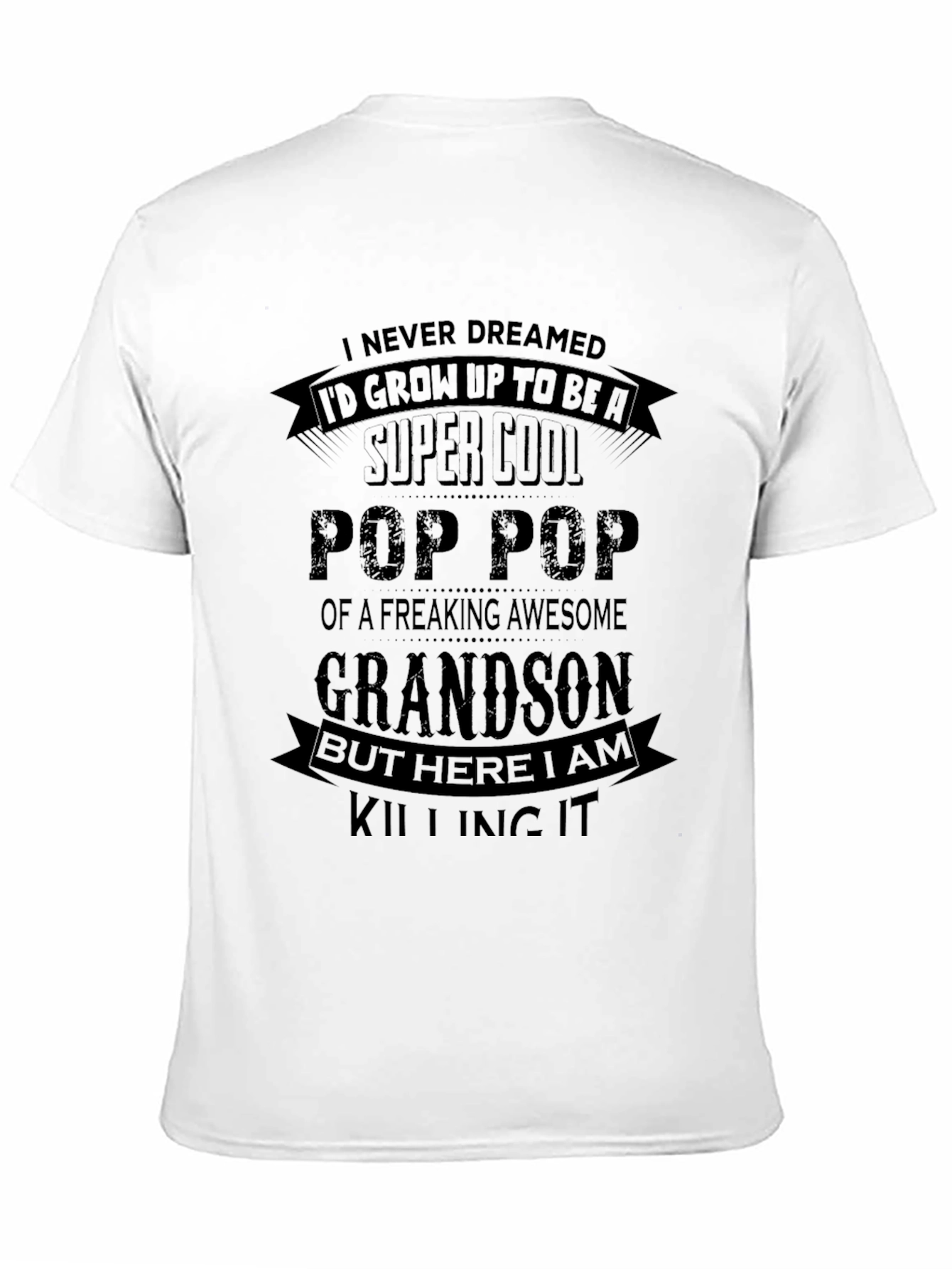 Super Cool Pop Pop Grandson T-Shirt
