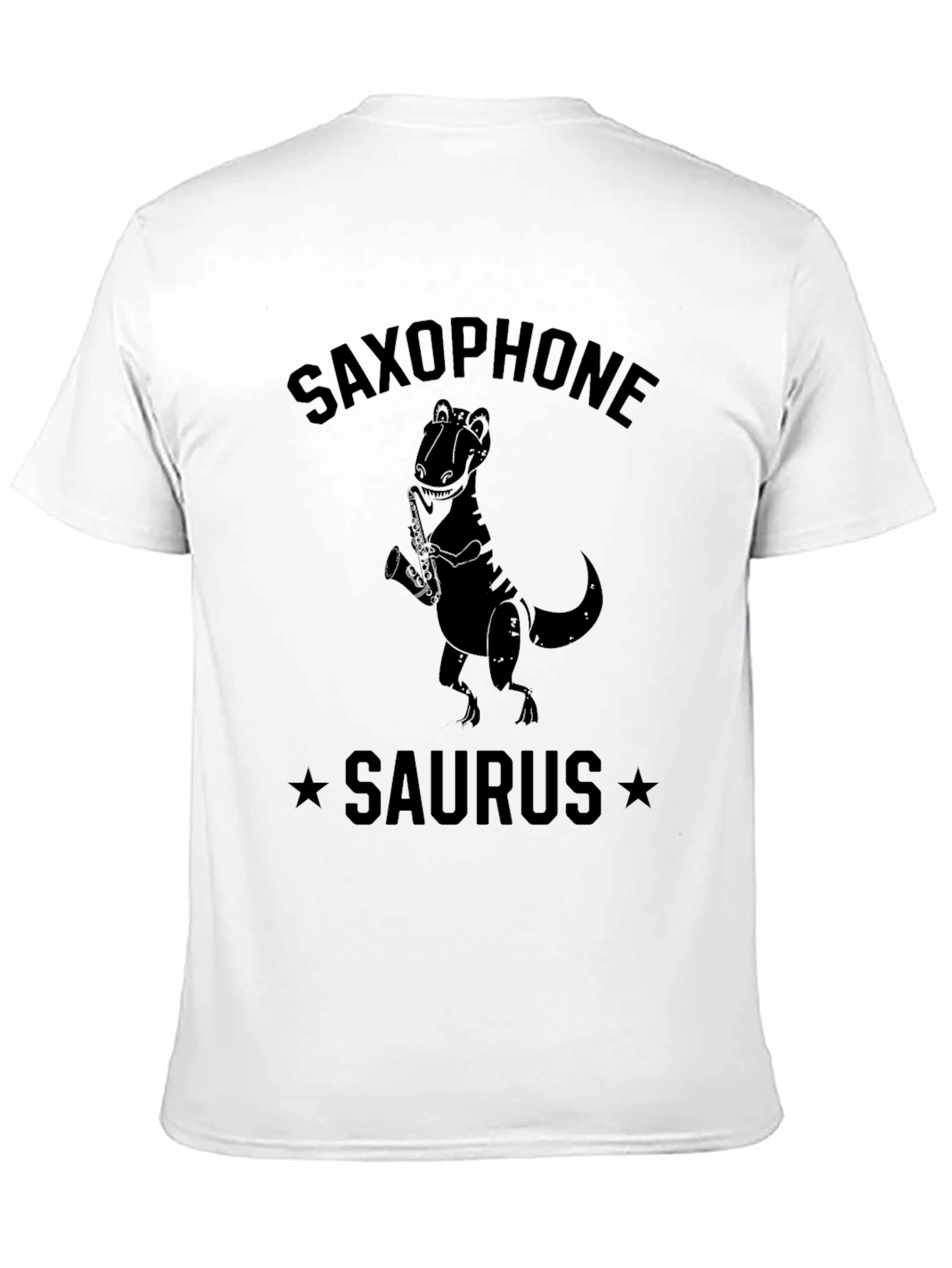 Saxophone Saurus T-Shirt: Playful Dino Design
