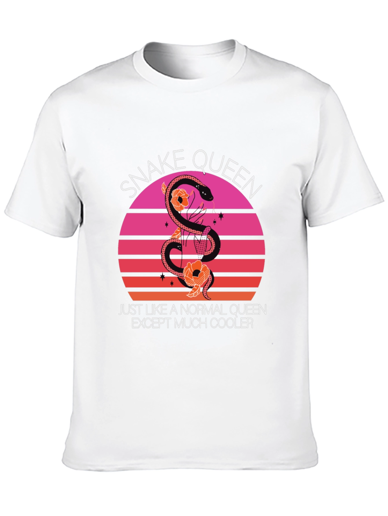 Snake Queen T-Shirt Cool Graphic Tee