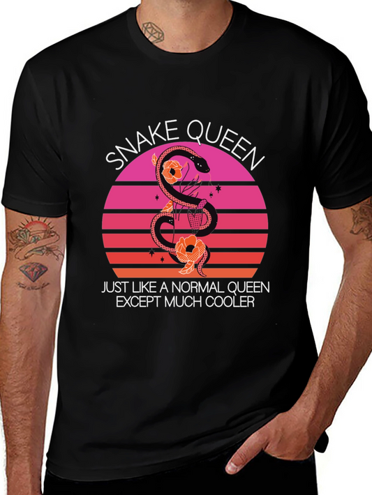 Snake Queen T-Shirt Cool Graphic Tee