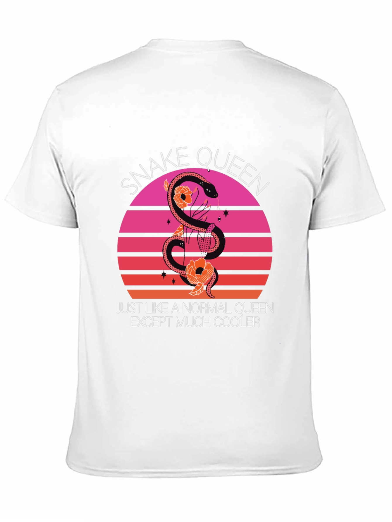 Snake Queen T-Shirt Cool Graphic Tee