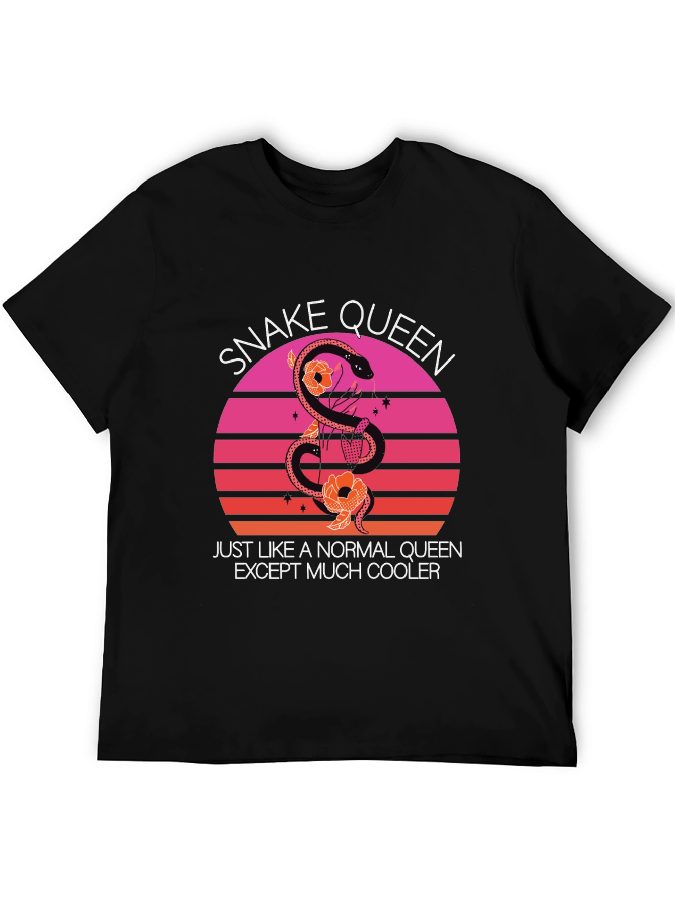 Snake Queen T-Shirt Cool Graphic Tee