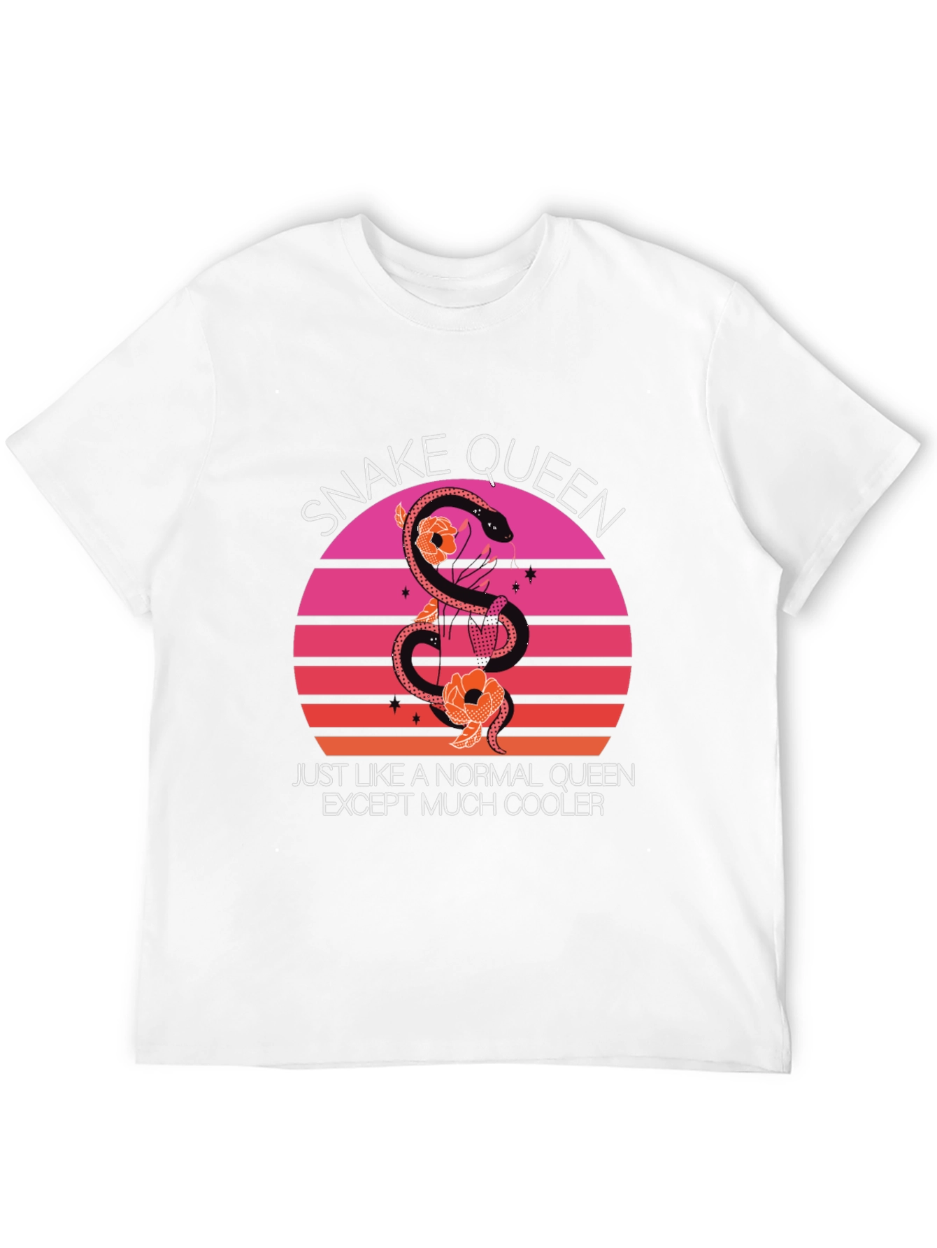 Snake Queen T-Shirt Cool Graphic Tee