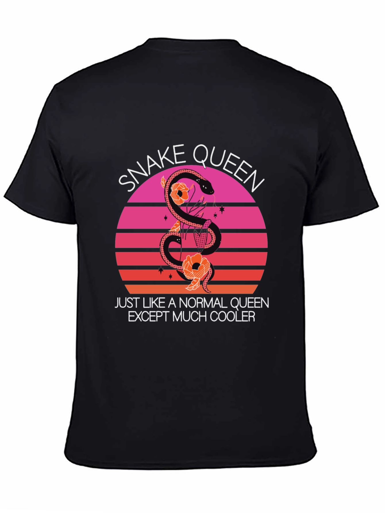 Snake Queen T-Shirt Cool Graphic Tee