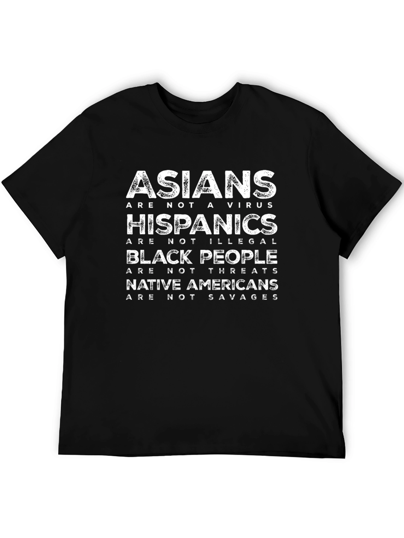 Equality T-Shirt - Asians Hispanics Black People Native Americans