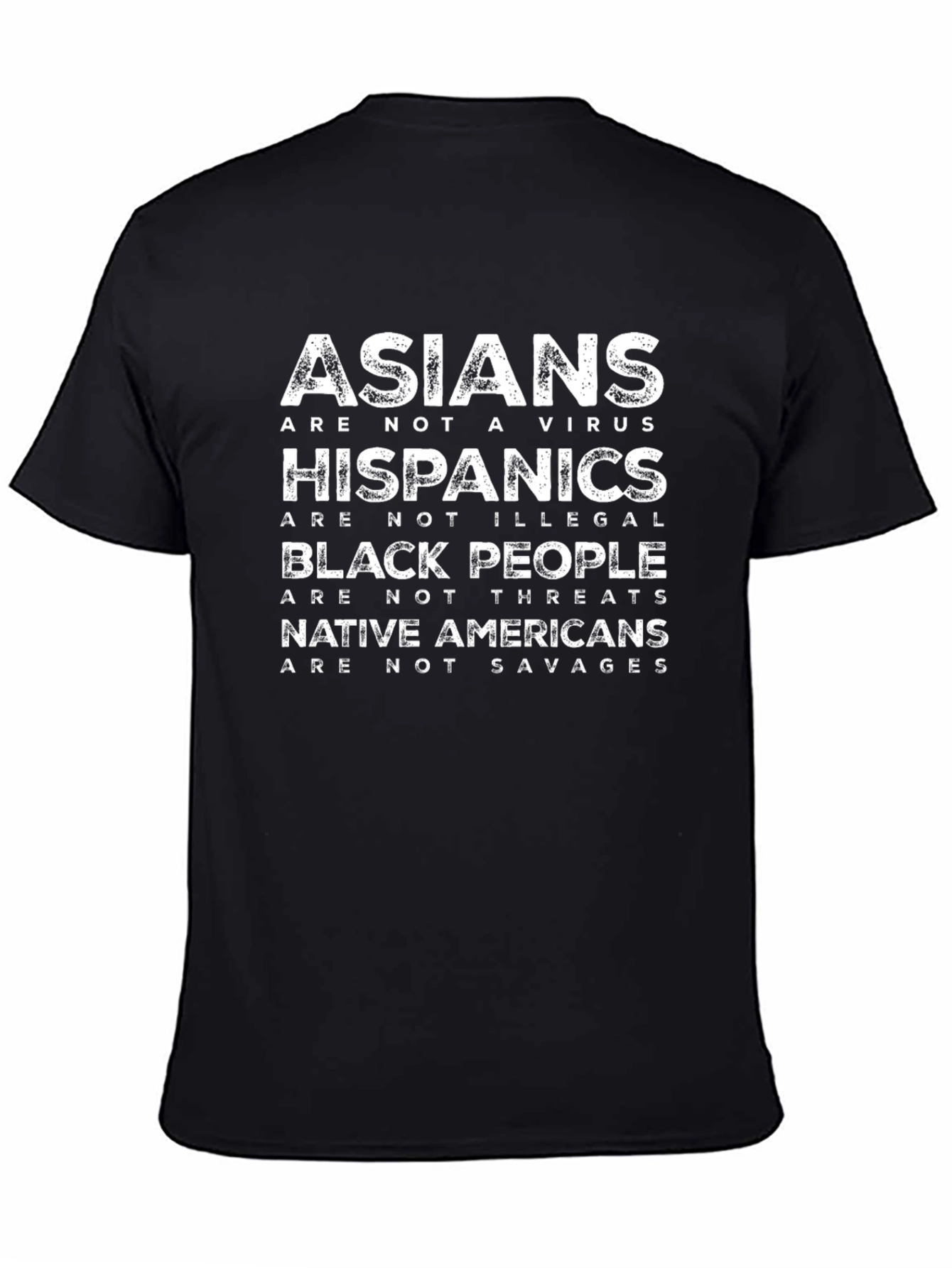 Equality T-Shirt - Asians Hispanics Black People Native Americans