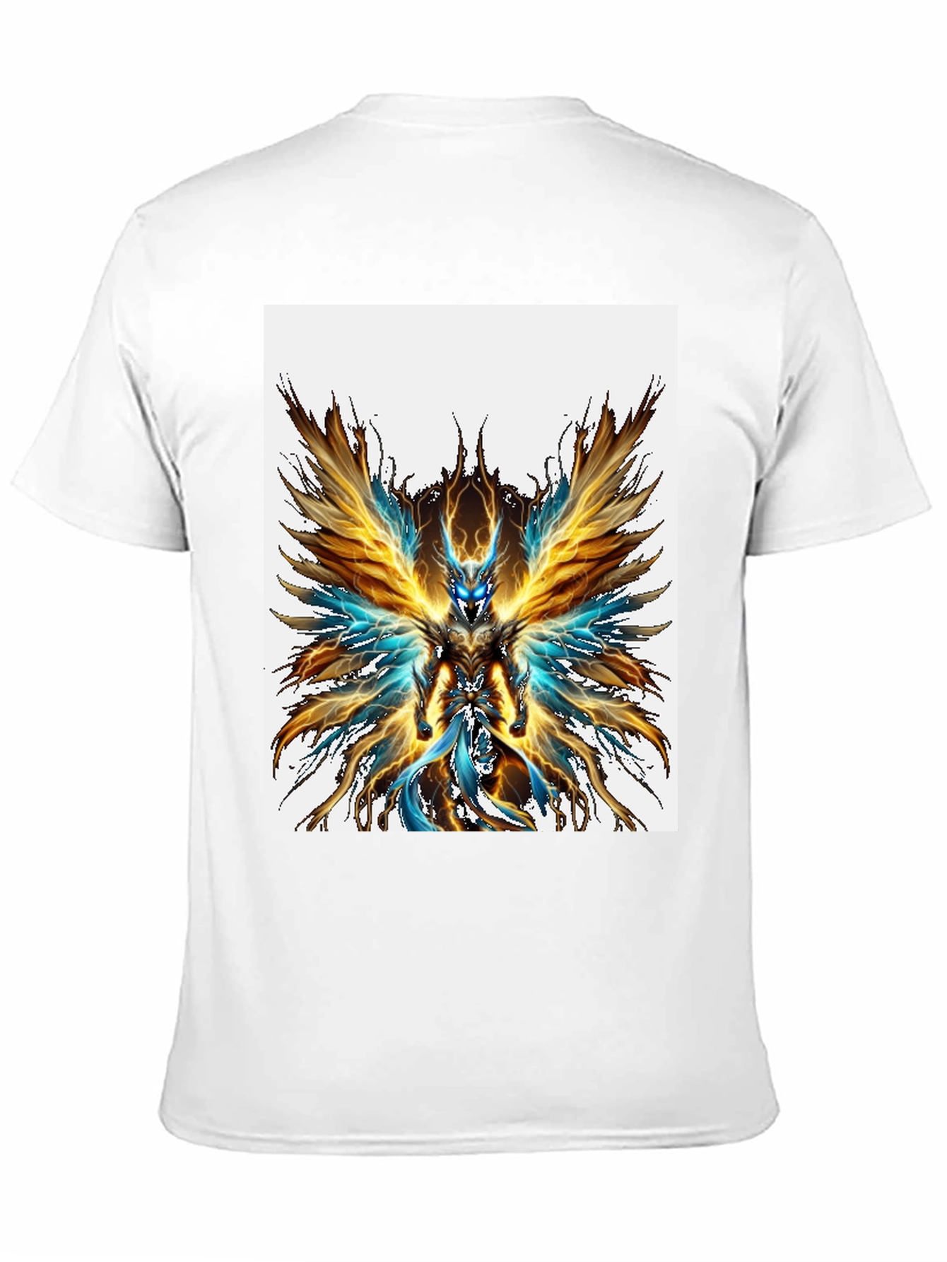 Fiery Angel Graphic Black T-Shirt