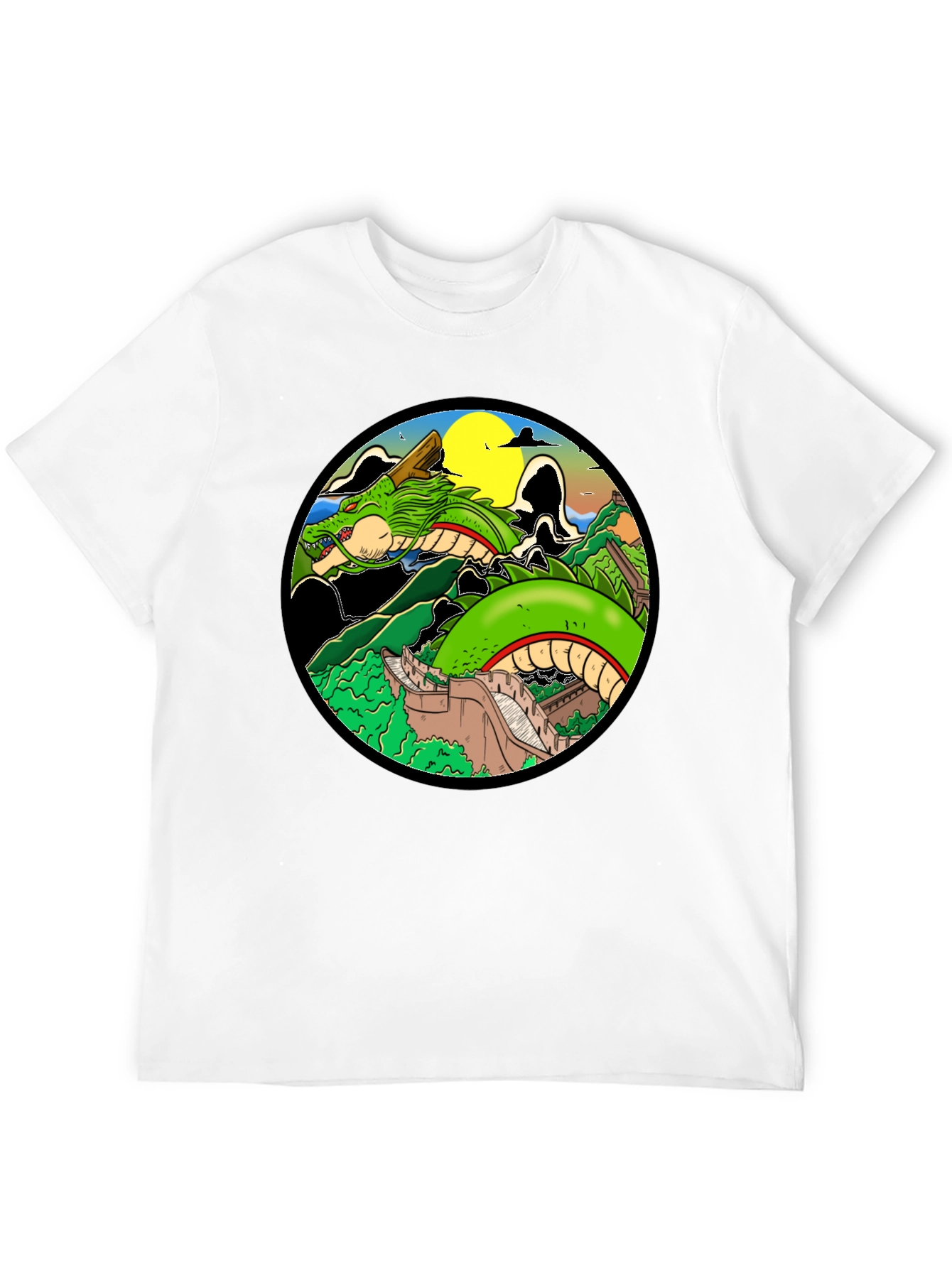 Shenron Dragon Great Wall T-Shirt