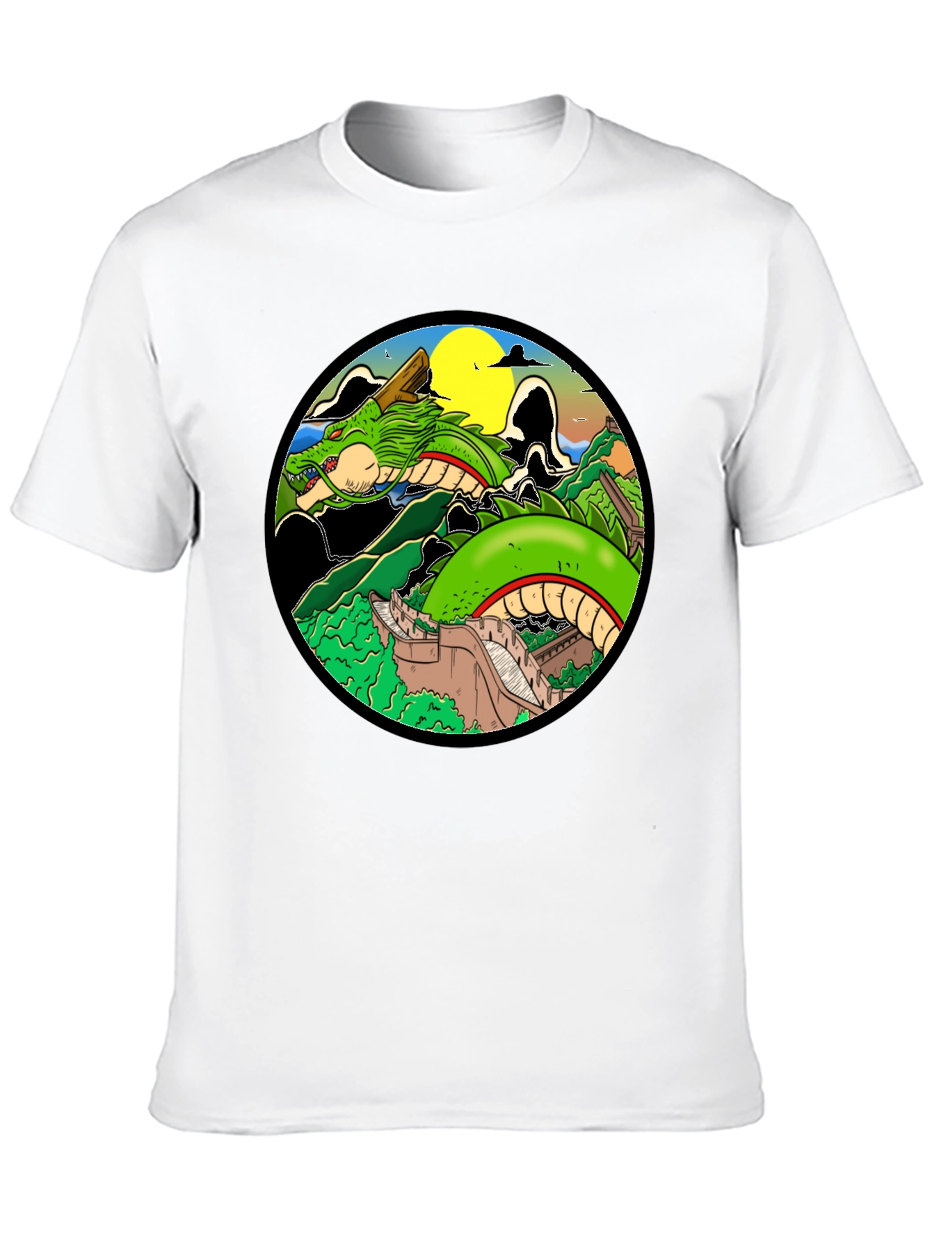 Shenron Dragon Great Wall T-Shirt