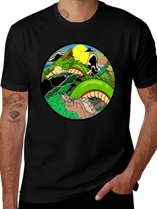 Shenron Dragon Great Wall T-Shirt