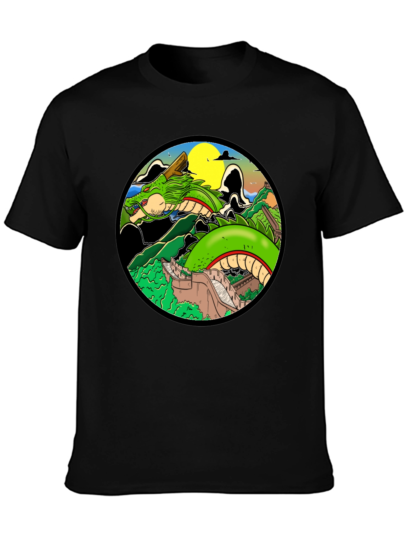 Shenron Dragon Great Wall T-Shirt
