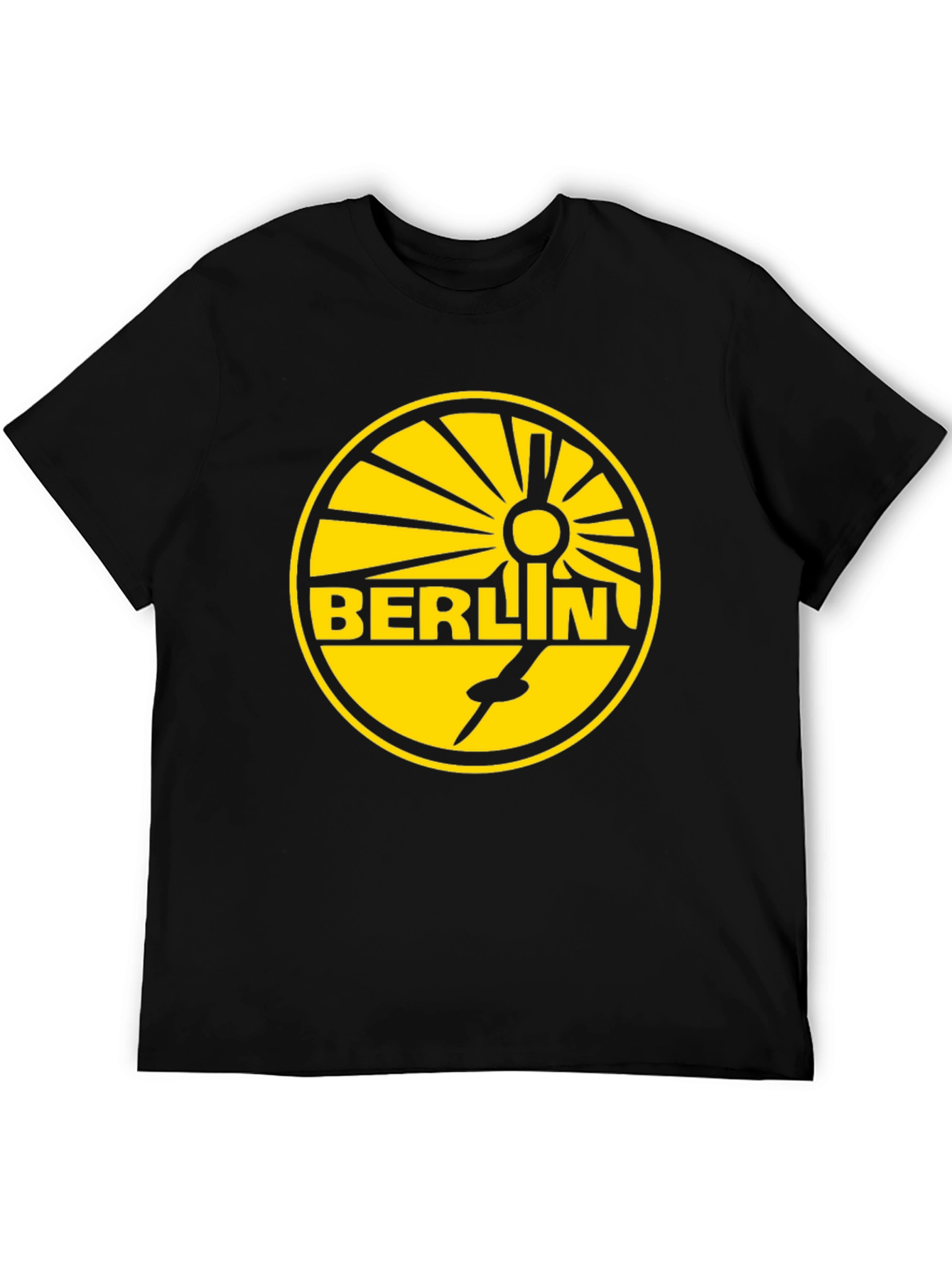 Berlin Circle Graphic T-Shirt - Black