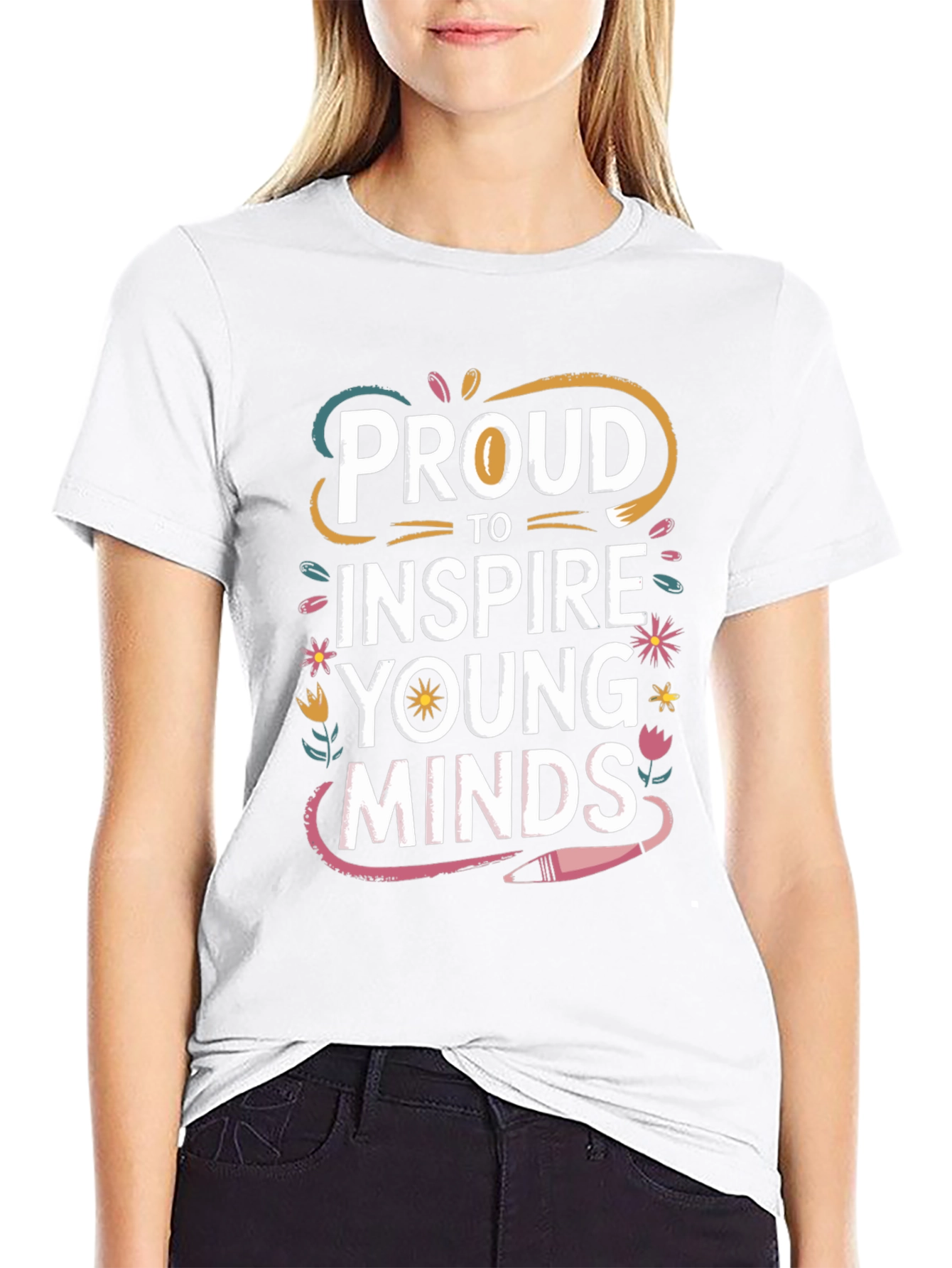 Proud to Inspire Young Minds Black T-Shirt