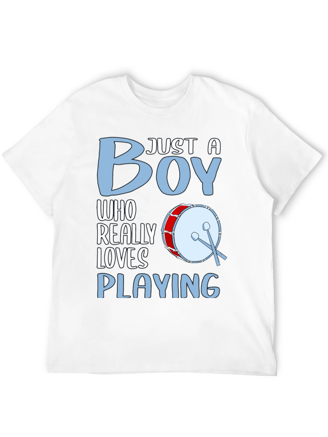 Boy Drummer Graphic T-Shirt