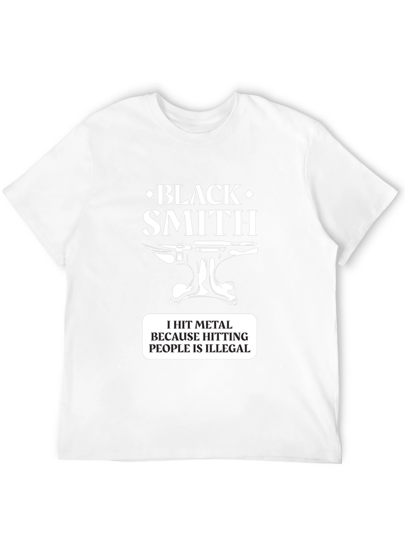 Blacksmith T-Shirt - Hit Metal Funny Tee