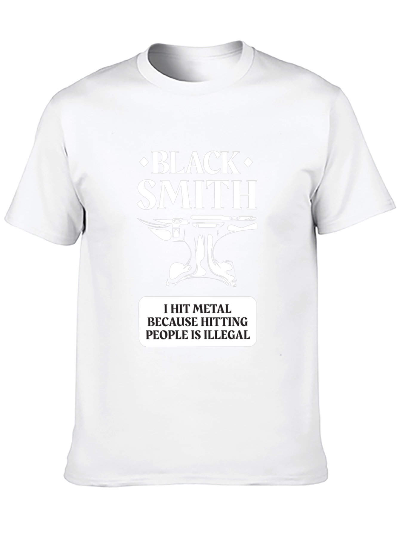 Blacksmith T-Shirt - Hit Metal Funny Tee