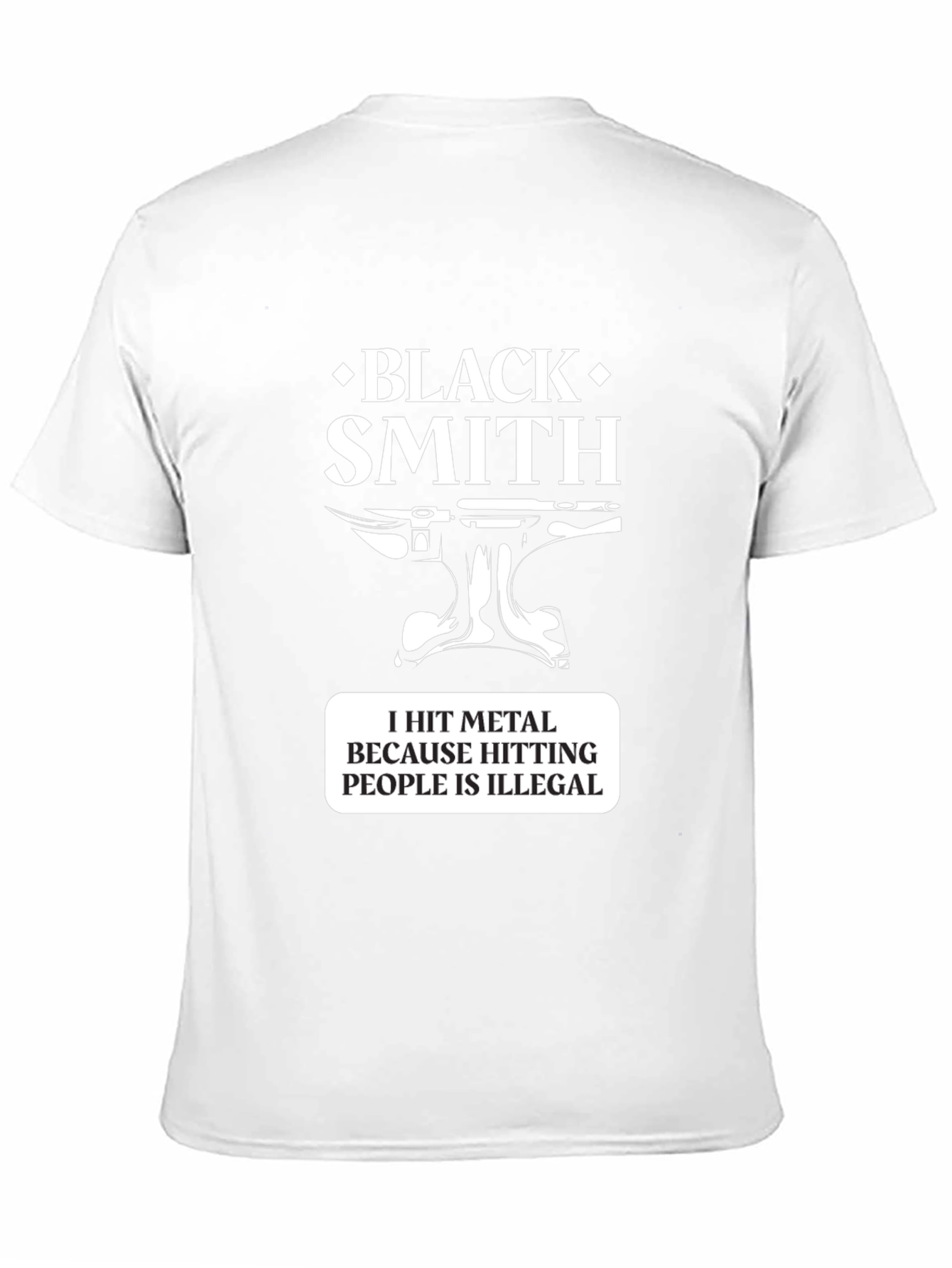 Blacksmith T-Shirt - Hit Metal Funny Tee