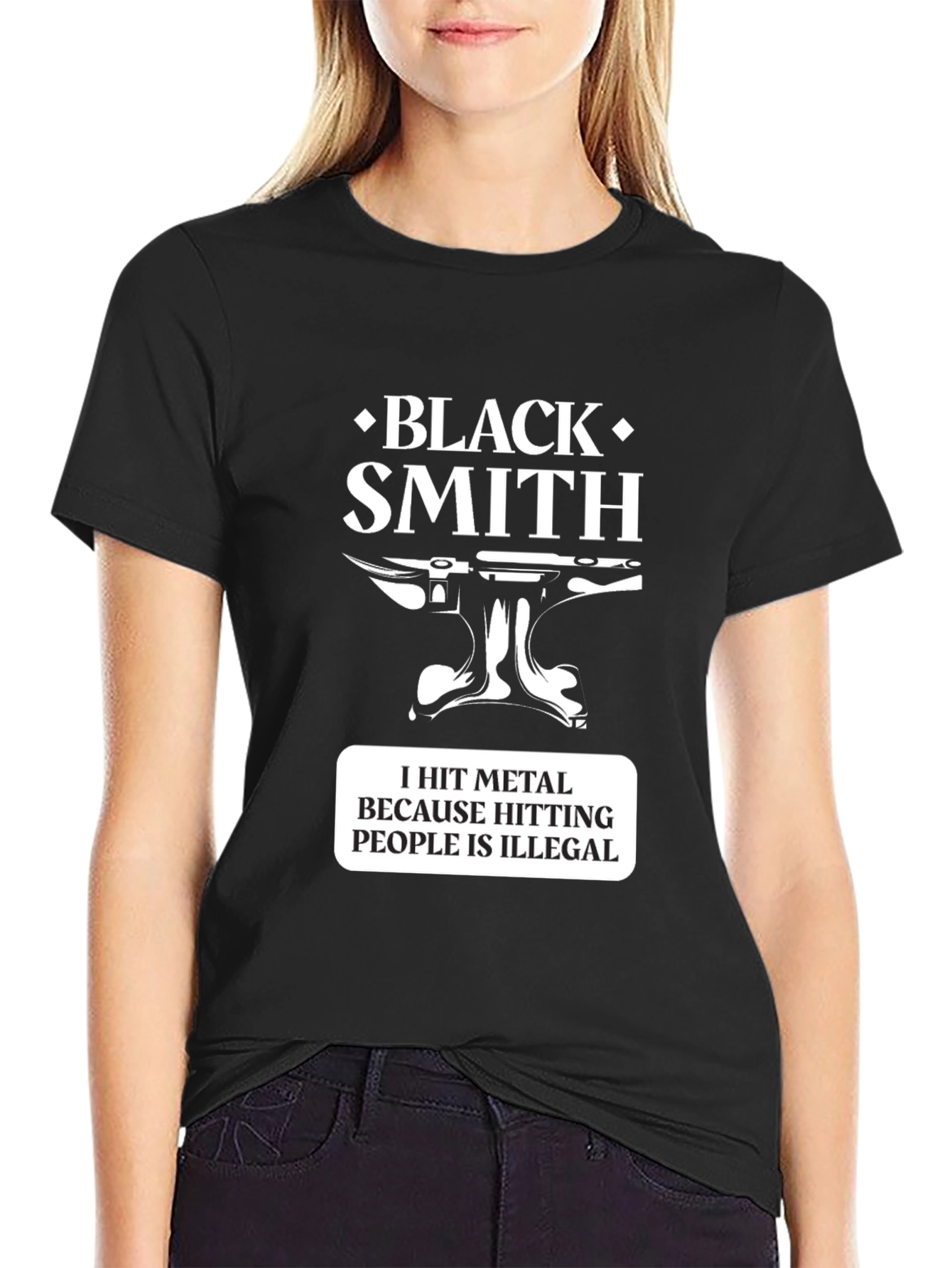 Blacksmith T-Shirt - Hit Metal Funny Tee