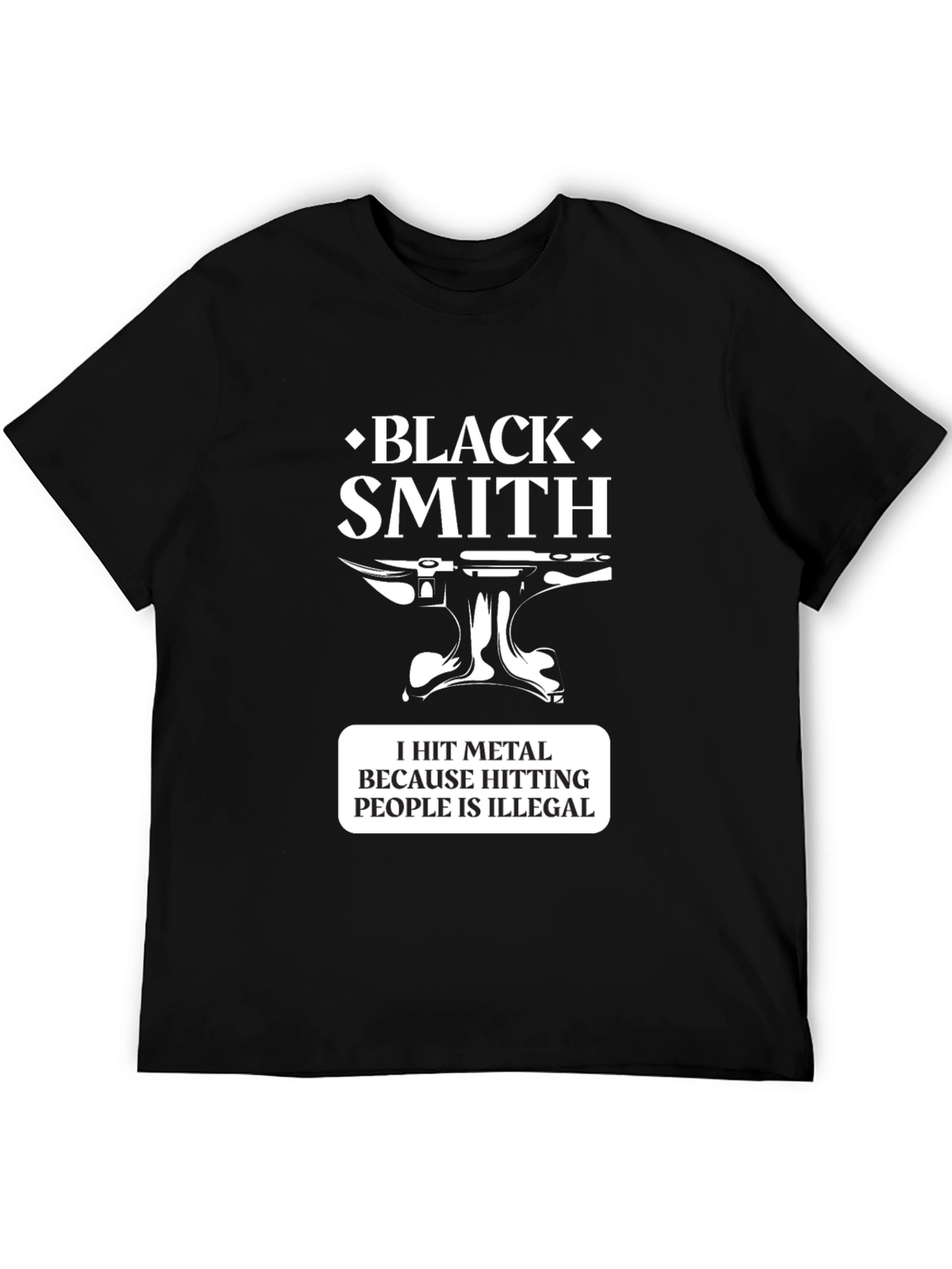 Blacksmith T-Shirt - Hit Metal Funny Tee