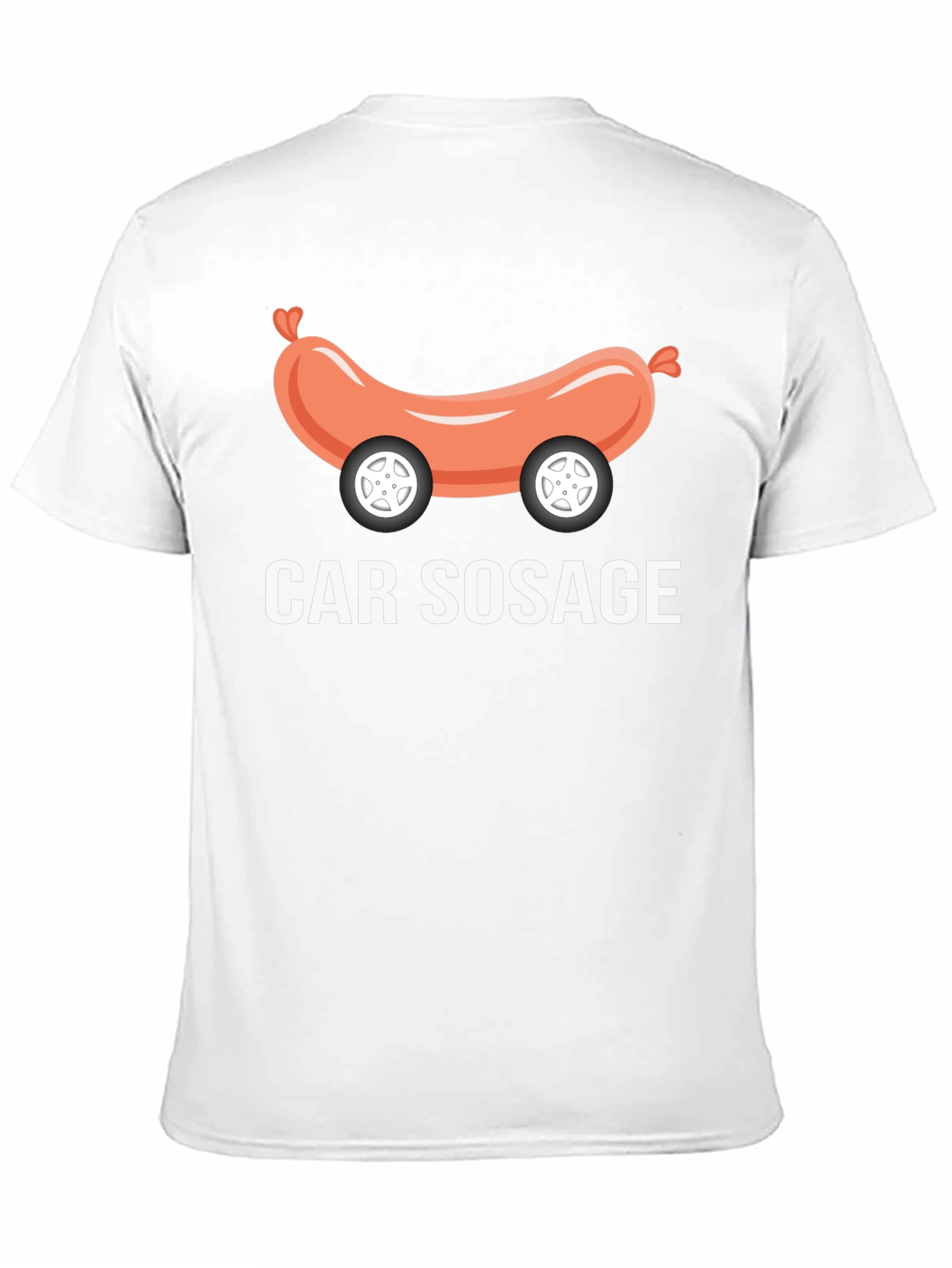 Car Sosage Graphic Tee - Funny Foodie T-Shirt