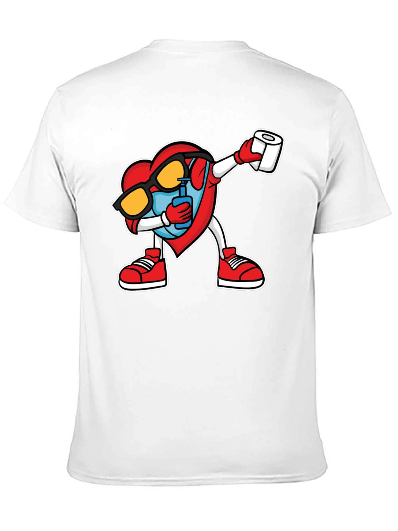 Heart Dabbing T-Shirt - Novelty Graphic Tee