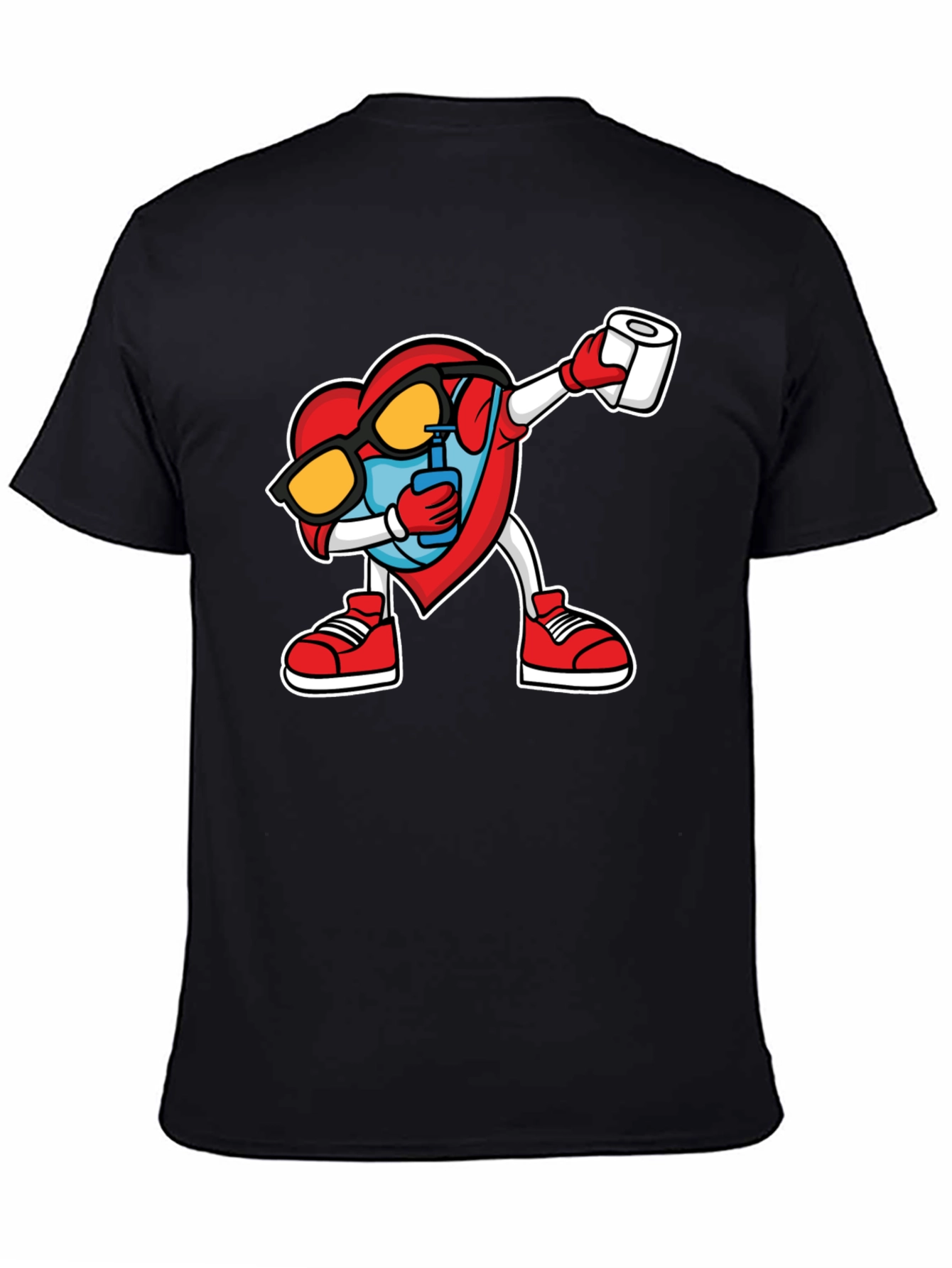 Heart Dabbing T-Shirt - Novelty Graphic Tee