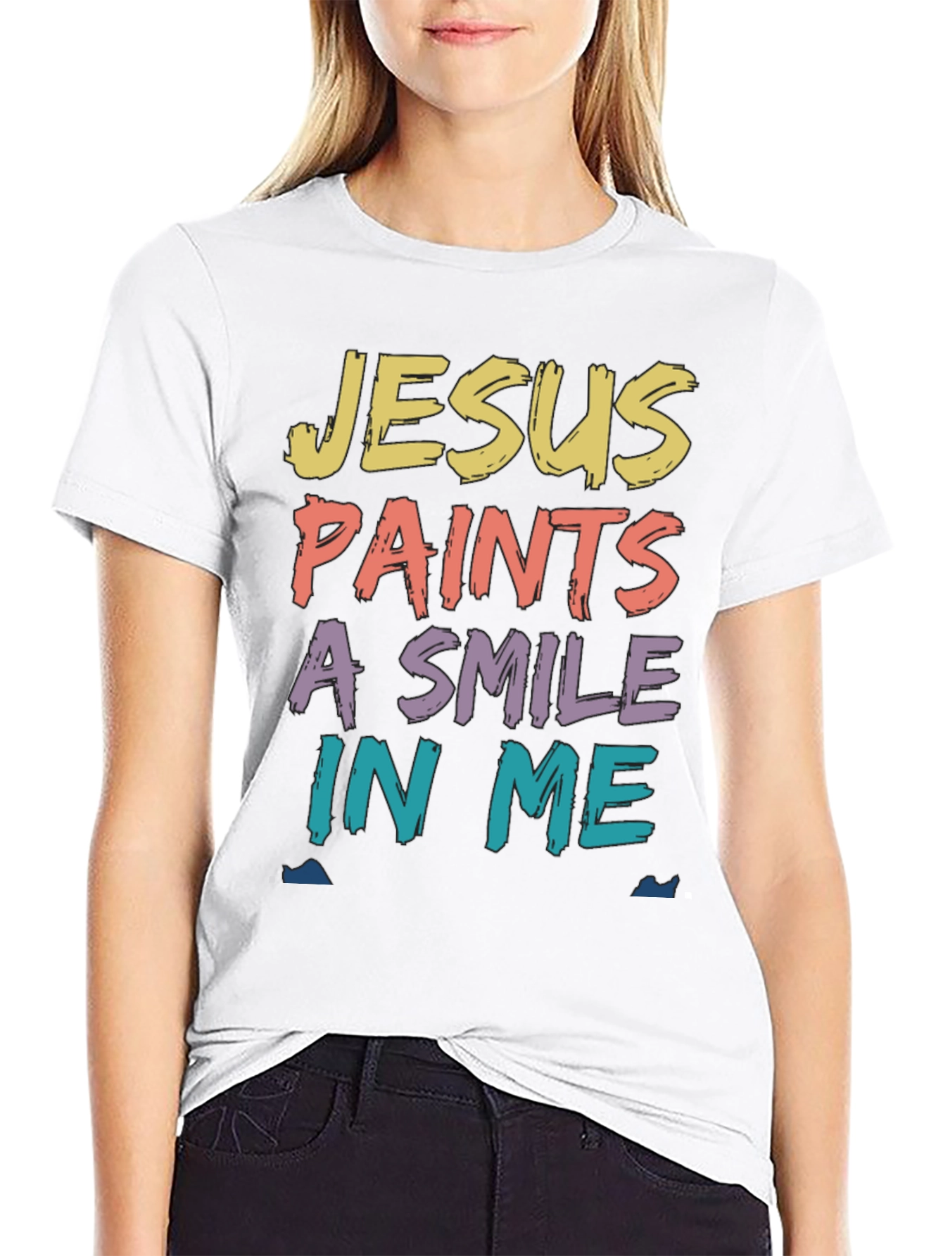 Jesus Paints a Smile Graphic Tee