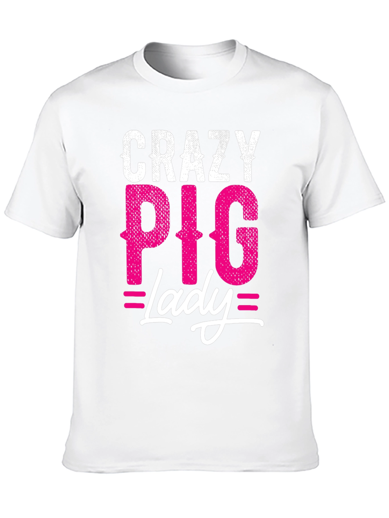 Crazy Pig Lady Graphic Tee