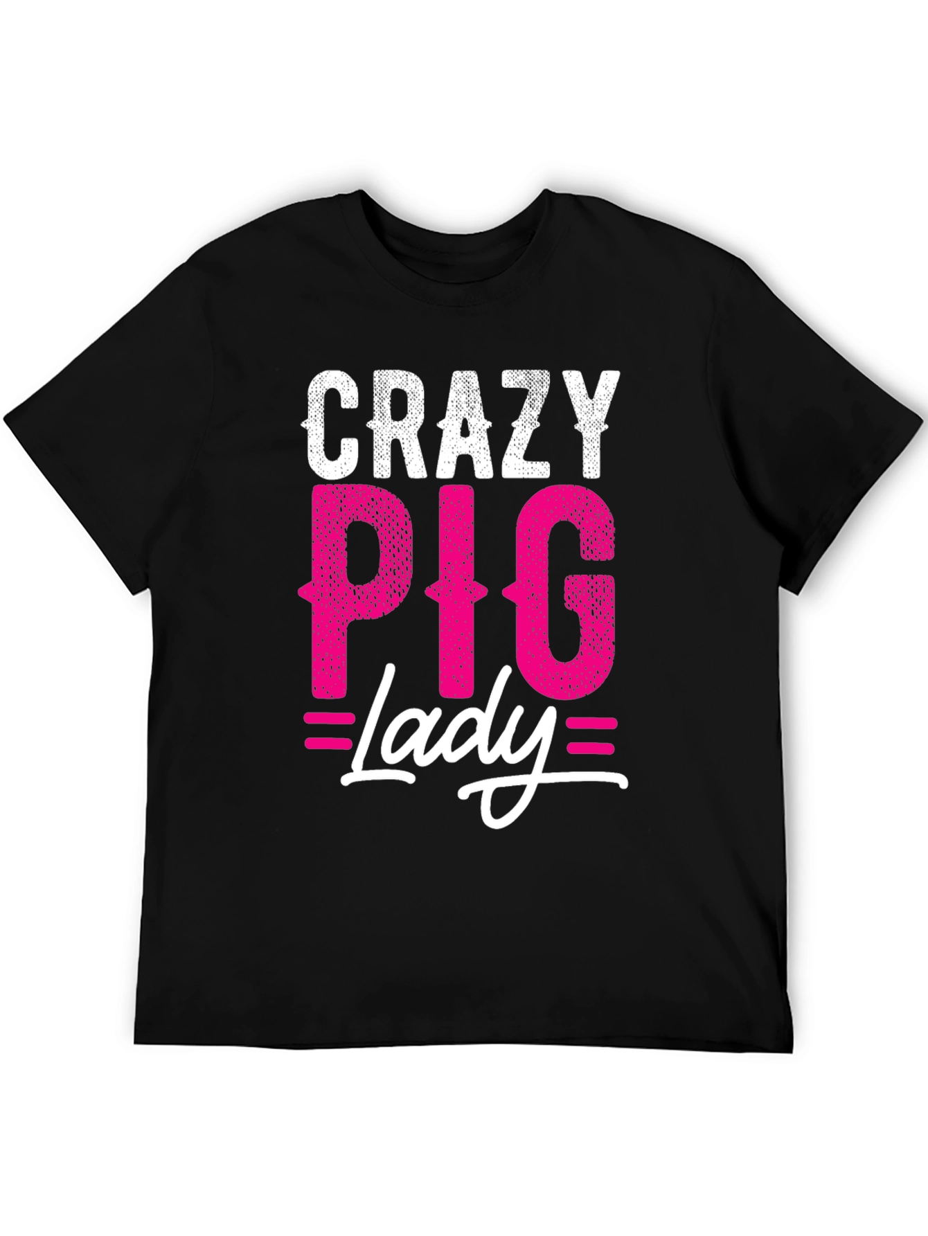 Crazy Pig Lady Graphic Tee