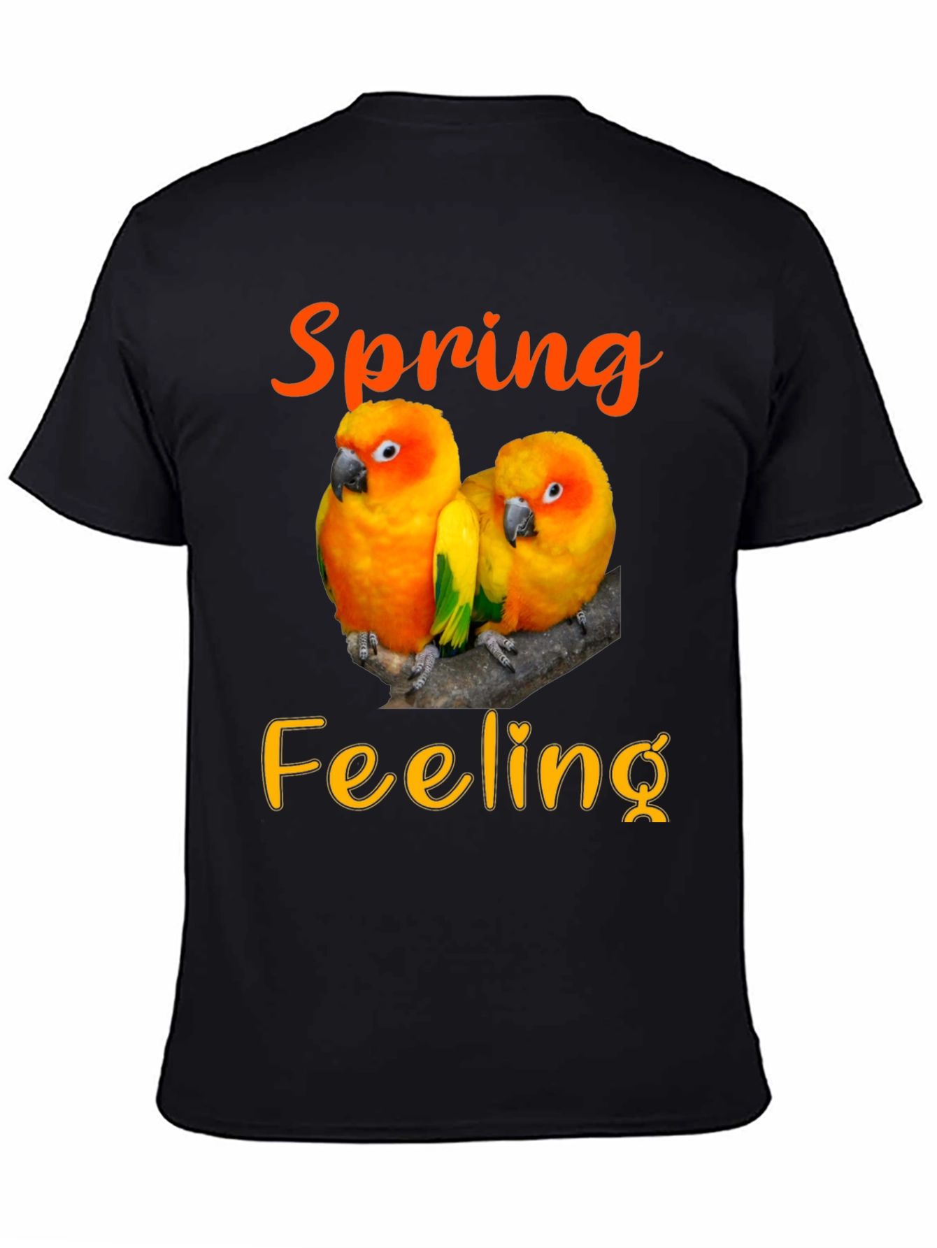 Spring Feeling T-Shirt - Parrot Design