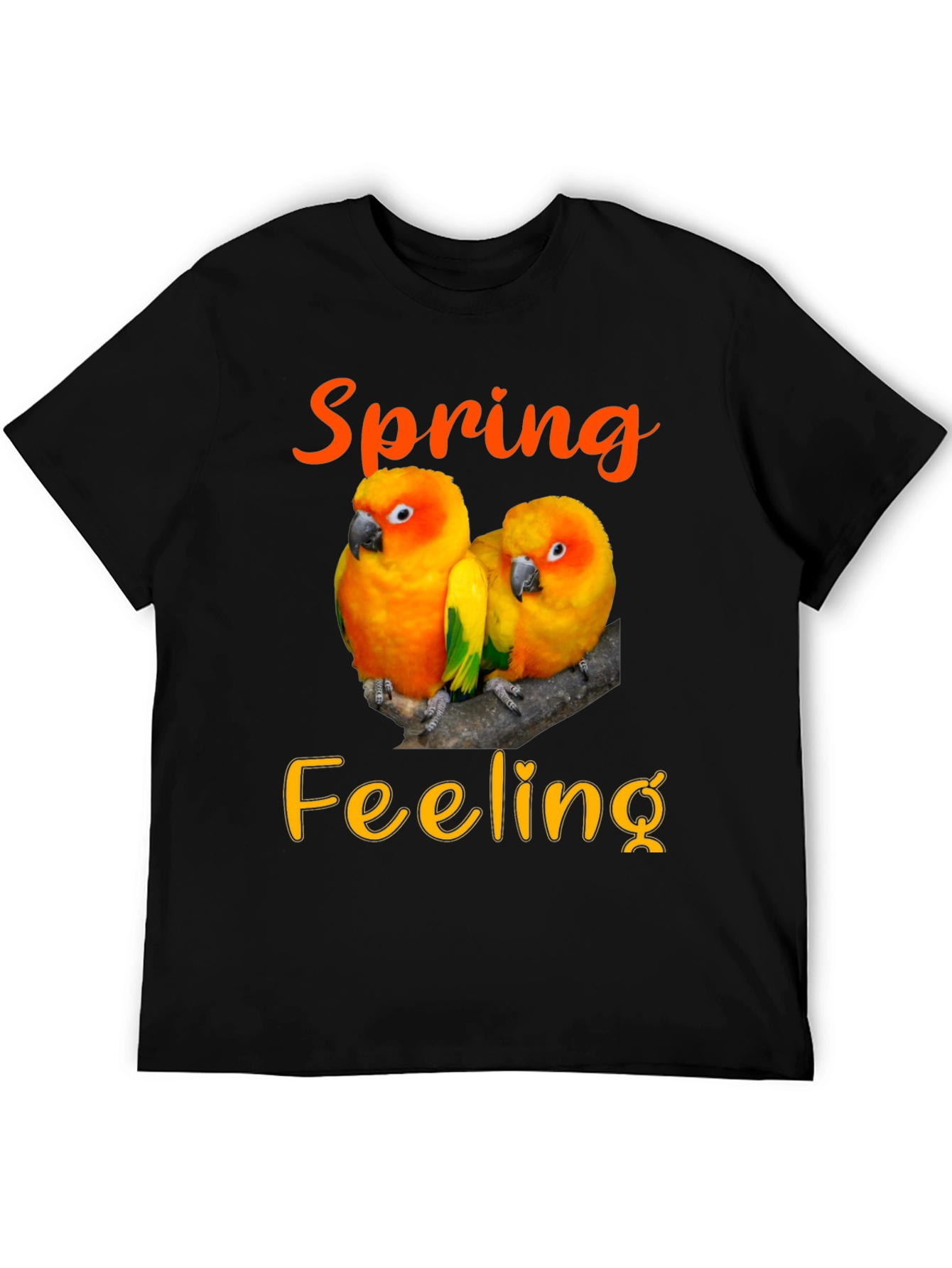 Spring Feeling T-Shirt - Parrot Design