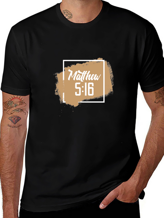 Matthew 5:16 Graphic Tee - Christian Inspired T-Shirt
