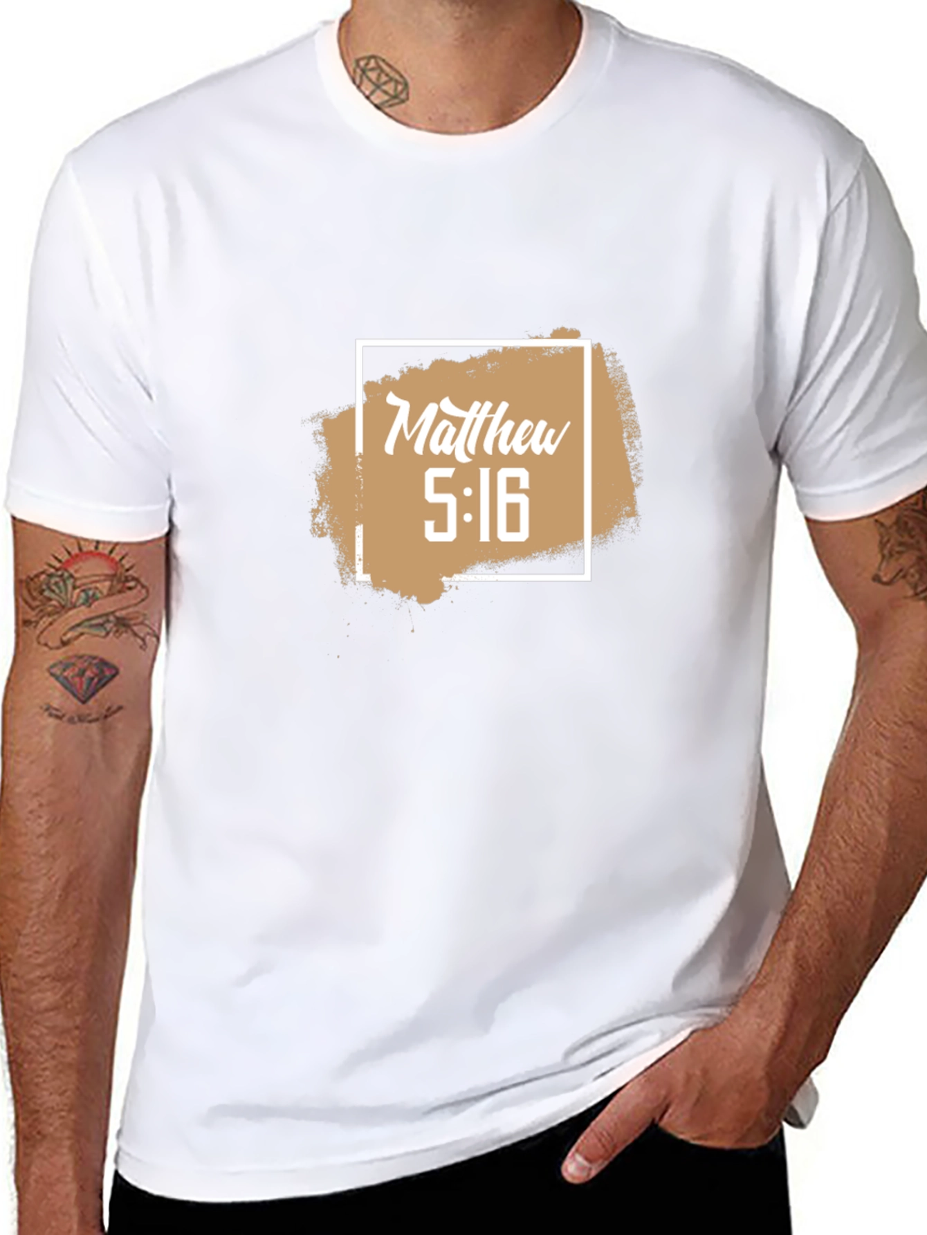 Matthew 5:16 Graphic Tee - Christian Inspired T-Shirt