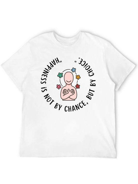 Happiness Choice Graphic Tee - Inspiring Design
