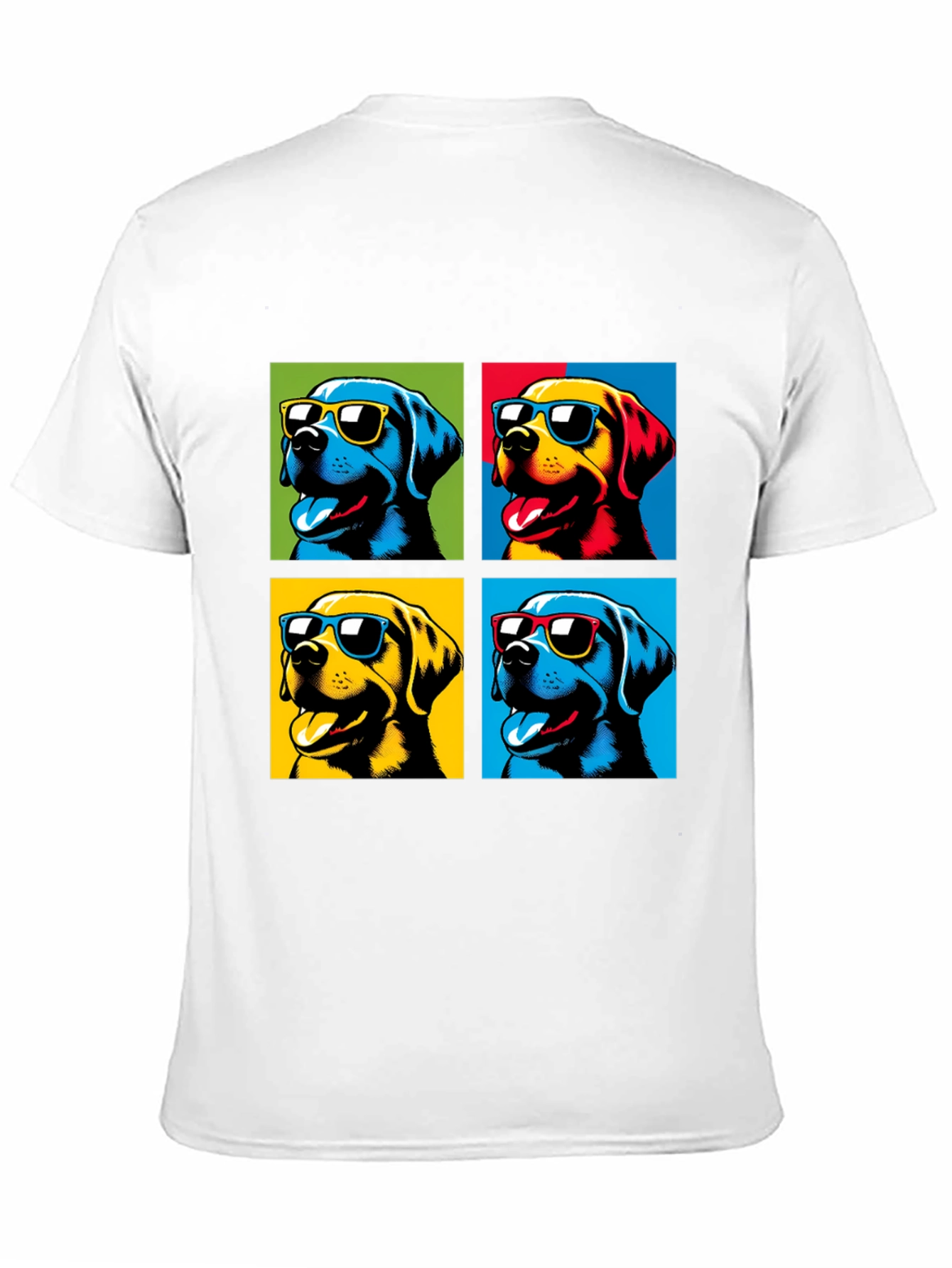 Pop Art Dogs T-Shirt - Stylish Pet Lover Apparel
