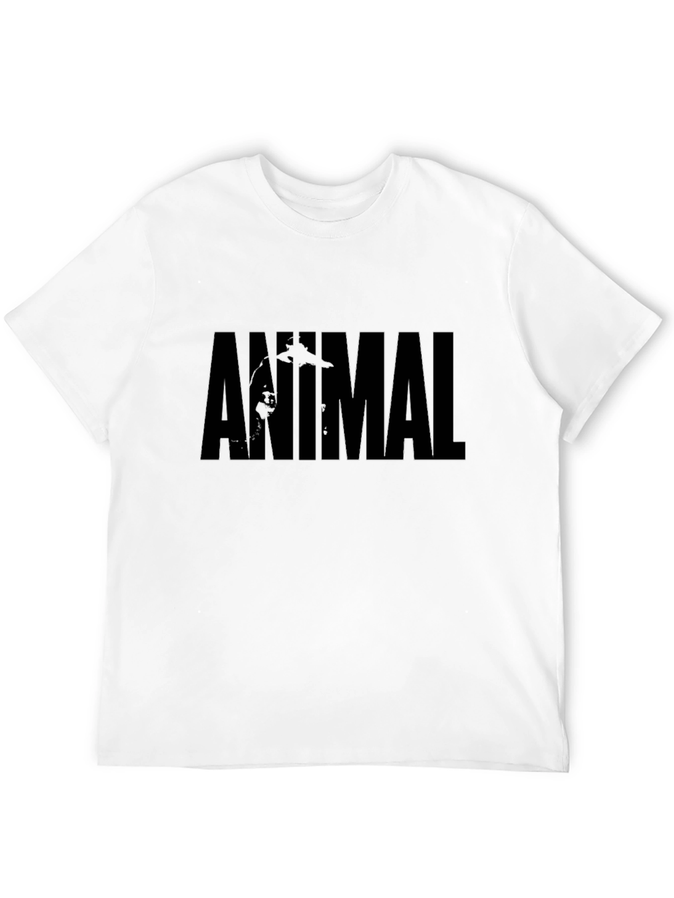 Animal Graphic Tee - Black